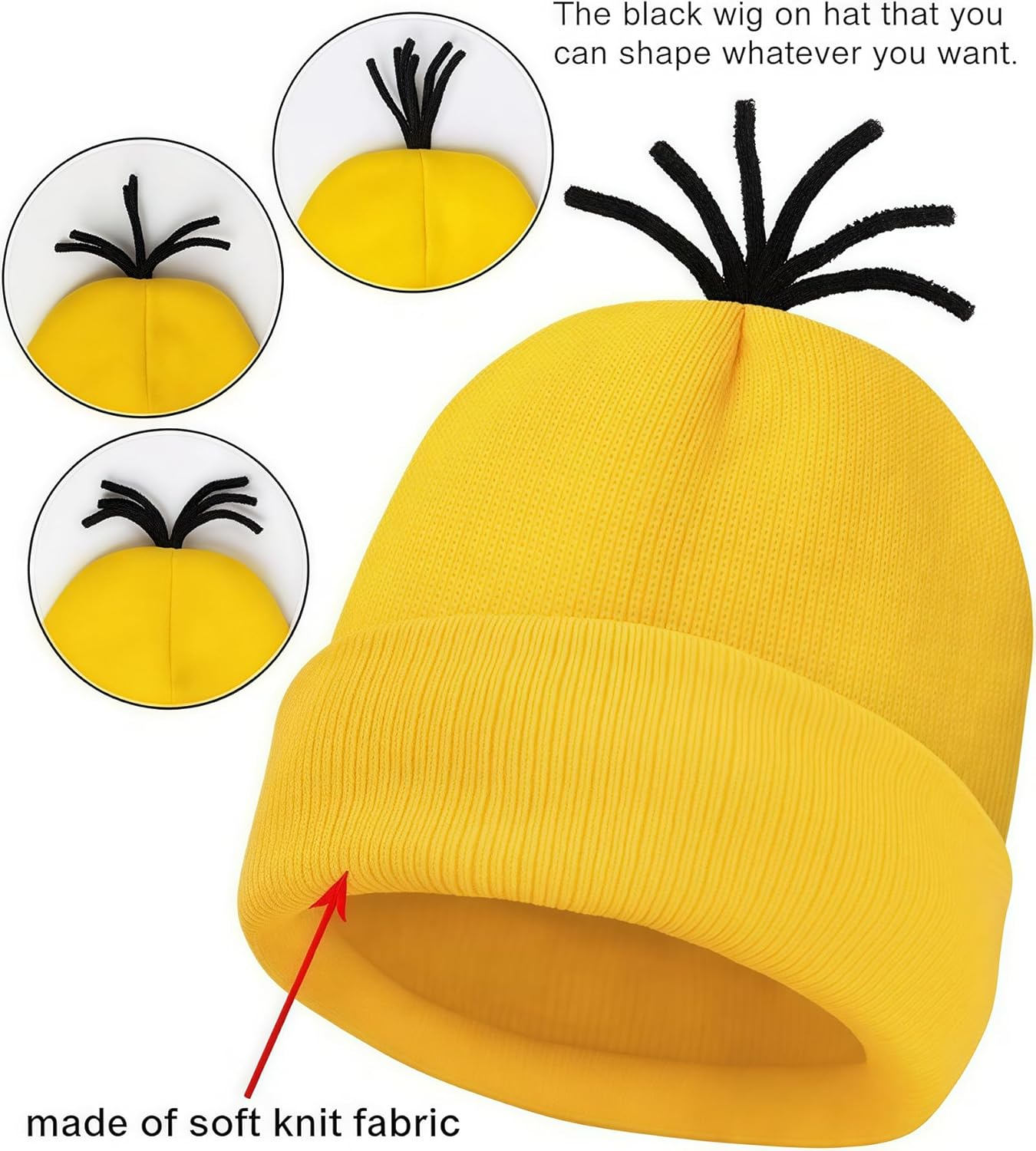 Halloween Costume Accessories Adults Steampunk Goggles Glasses Yellow Beanie Hat Black Gloves for Men Women Halloween Cosplay Party