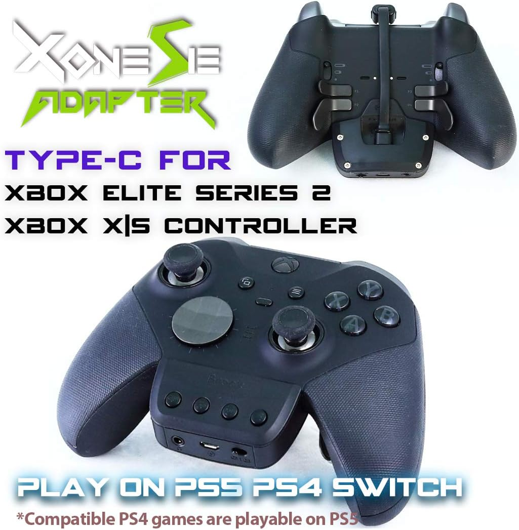 Brook X One SE Adapter for Xbox One Elite V2 Controller to Xbox One/Xbox Series S/Xbox Series X / PS4 / PS5 / Switch/Pc Motion Control Turbo Remap Audio Function image number 3