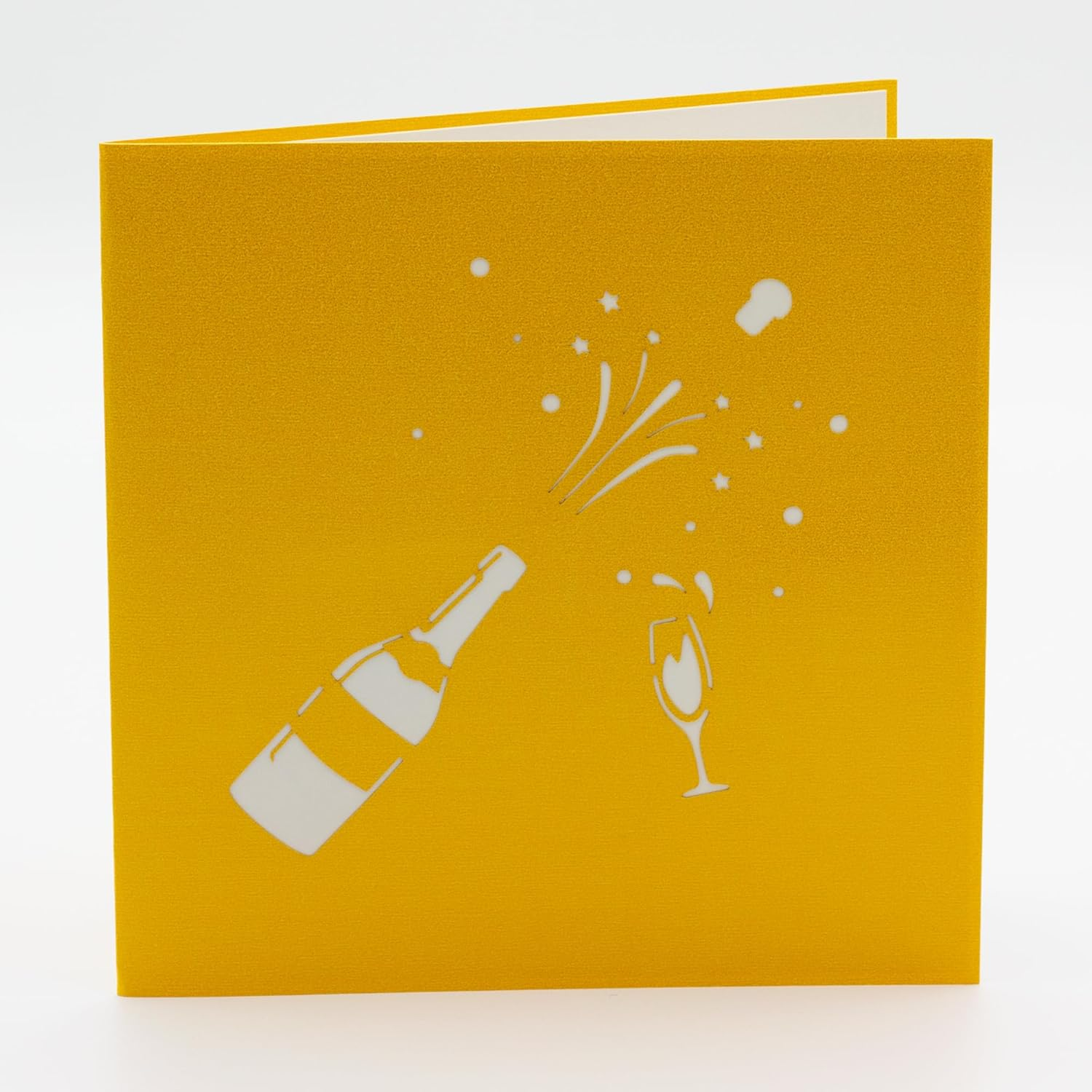 Champagne Bottle 3D Pop up Card for Birthday, Anniversary, Graduation, Promotion, Pop up Card, Origami Card, Handmade Card, Pop up Card Australia image number 1