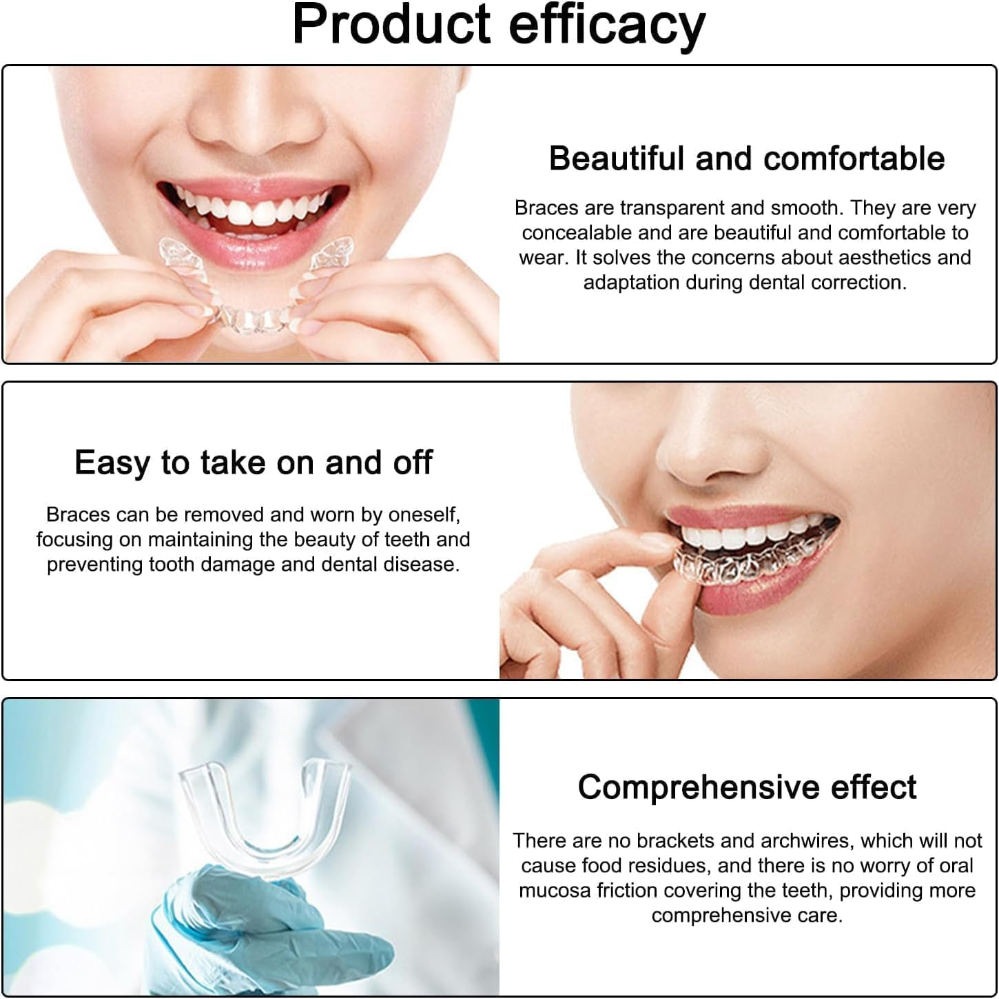 8Pcs Moldable Mouth Guard for Bruxism, anti Snore Mouthguard for Clenching, TMJ, Sport Athletic - 2 Sizes with Two Travel Cases image number 4