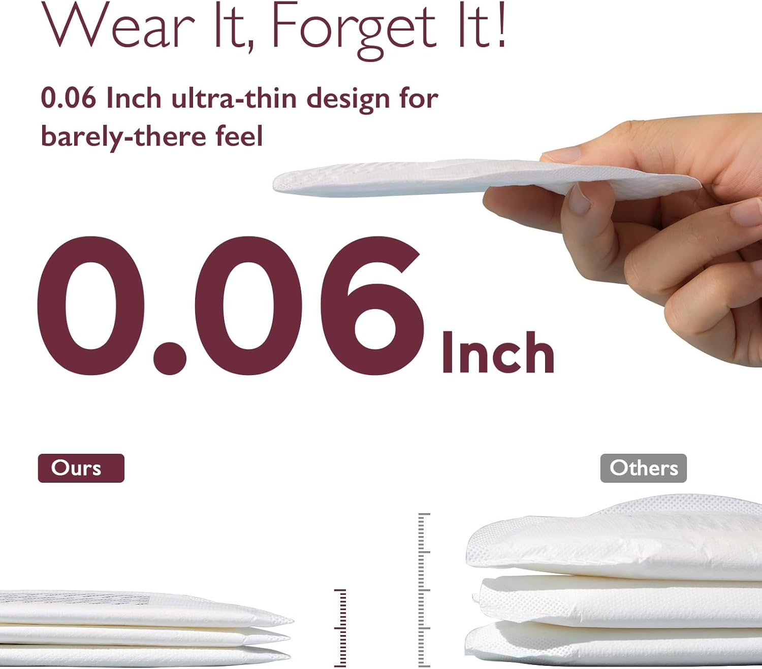 Momcozy Ultra-Thin Disposable Nursing Pads, Ultra-Absorbent and Breathable Portable Breast Pads for Mothers, Keep Dry Continuously, Make Breasts Light and Unburdened, Individually Packaged（60 Count） image number 4