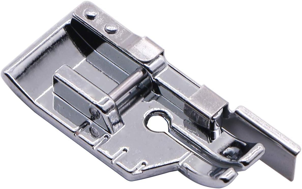 1/4'' (Quarter Inch) Quilting Patchwork Sewing Machine Presser Foot with Edge Guide for All Low Shank Snap-On Singer, Brother, Babylock, Euro-Pro, Janome, Juki, Kenmore, New Home, White, Simplicity image number 5