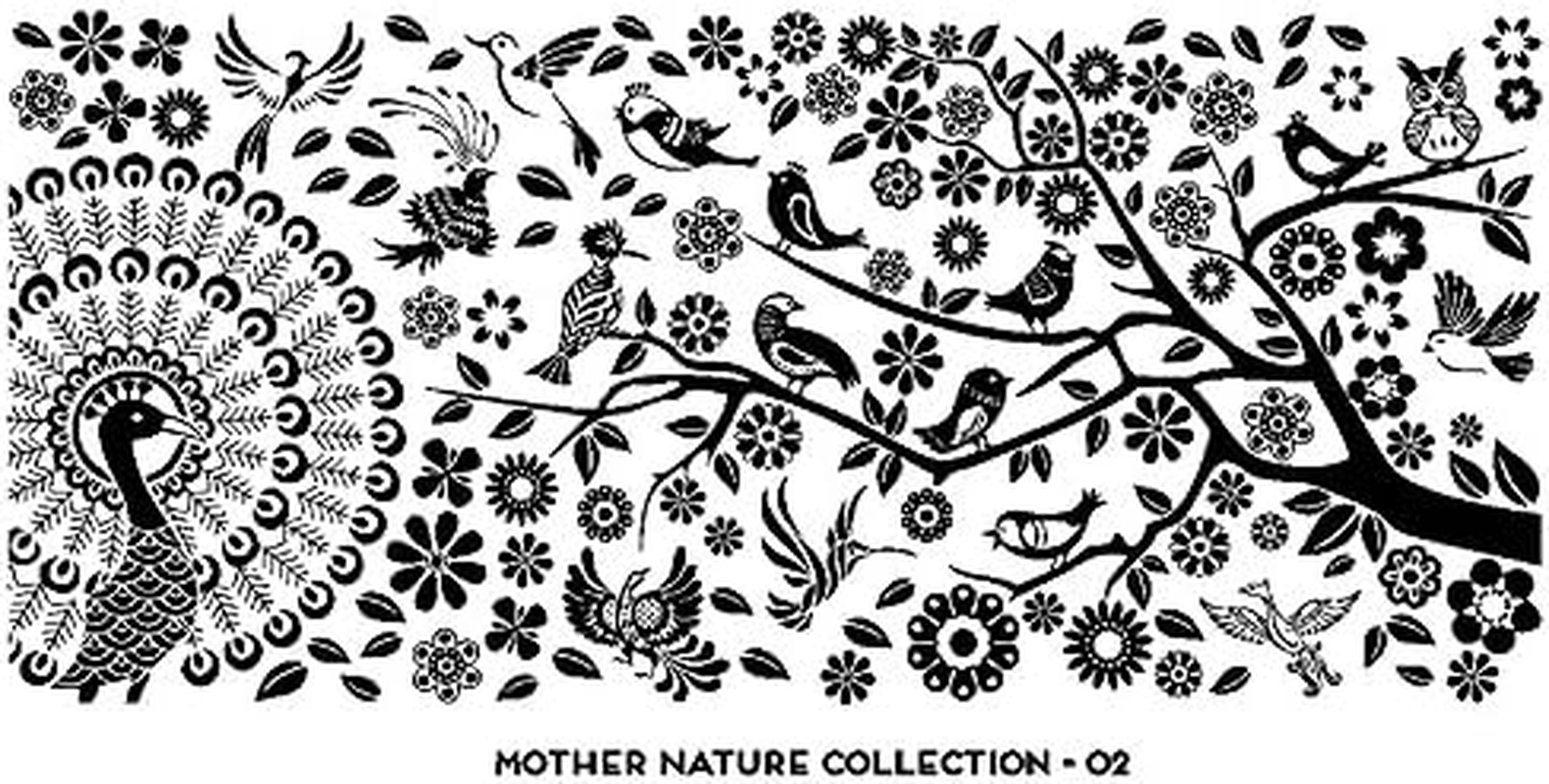 Moyou Stamping Stencil - Mother Nature 02 image number 1