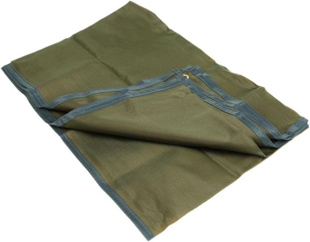 FITYLE 2.1 X 1.5M Waterproof Ground Sheet Camping Tent Footprint with Anchor Holes - Army Green image number 4