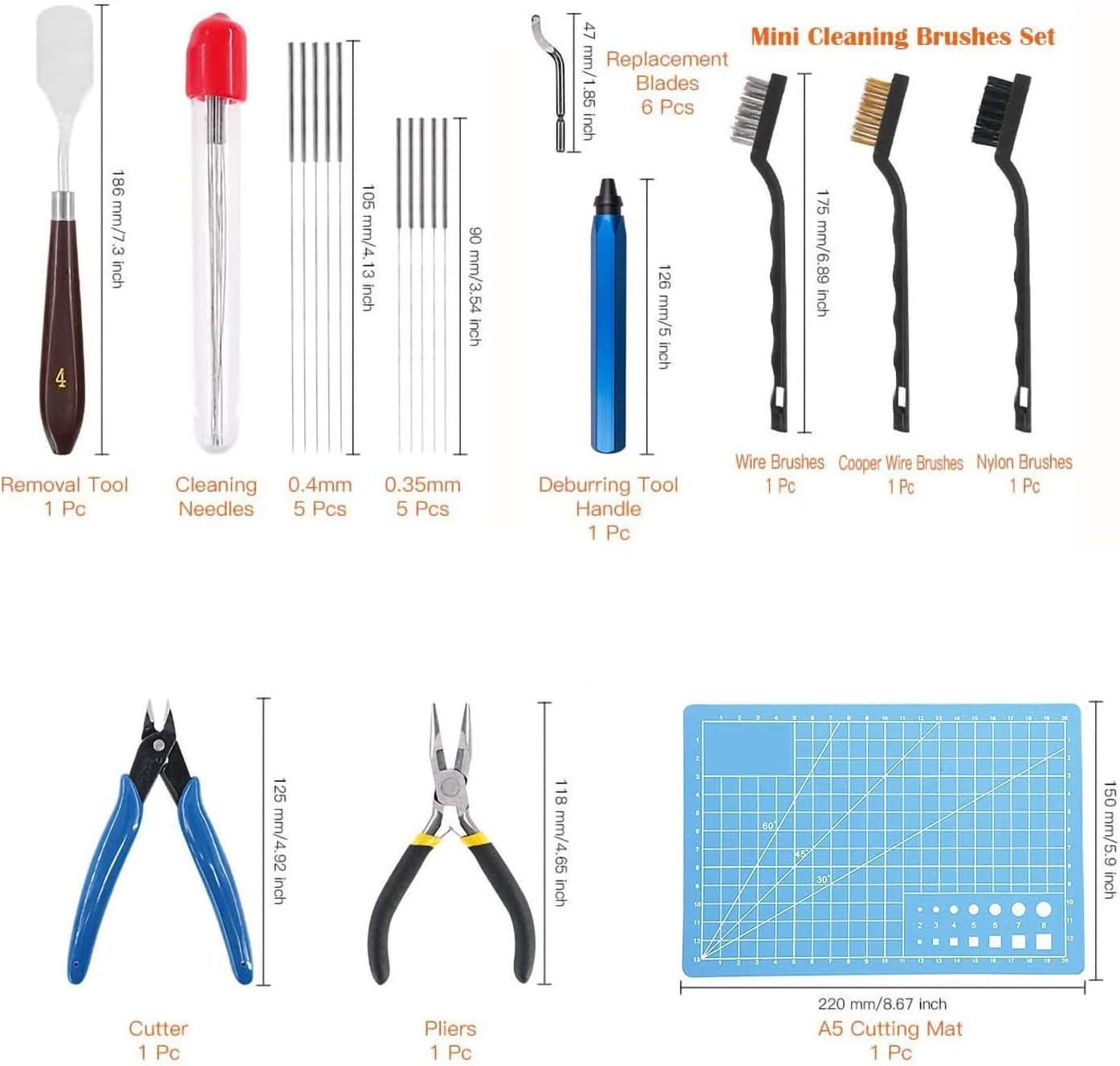 3D Printer Tool Kit Includes Debur Tool, Cleaning and Removal Tool image number 6