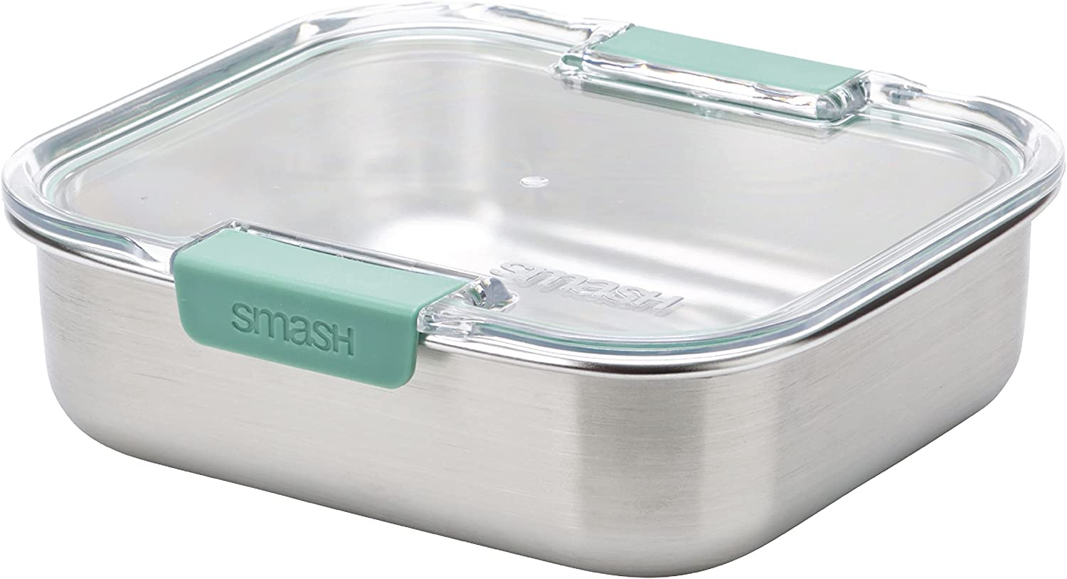 Smash Microwave Safe Stainless Steel Lunch/Meal Box, Blue