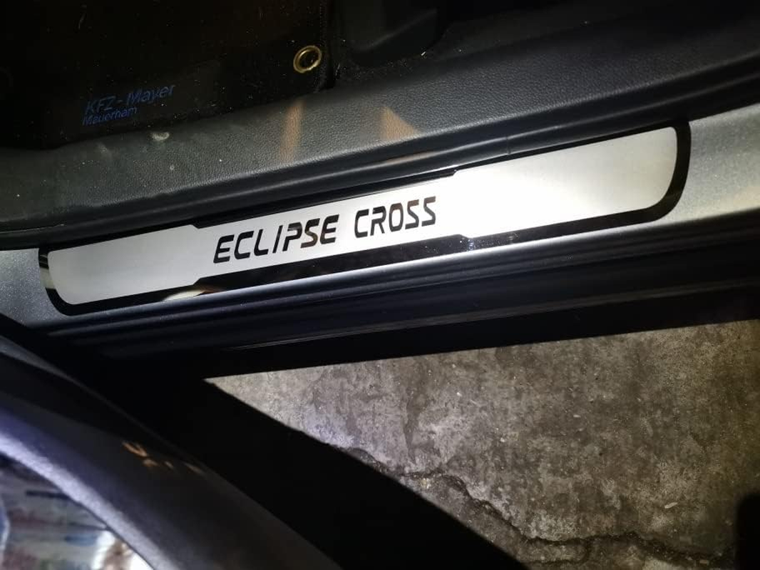 GZBFTDH Auto Parts for Mitsubishi Eclipse Cross 2018-2024 Accessories, Car Door Sill Scuff Plate Protector,Stainless Steel Kick Panels Door Entry Guard Trim Cover image number 2