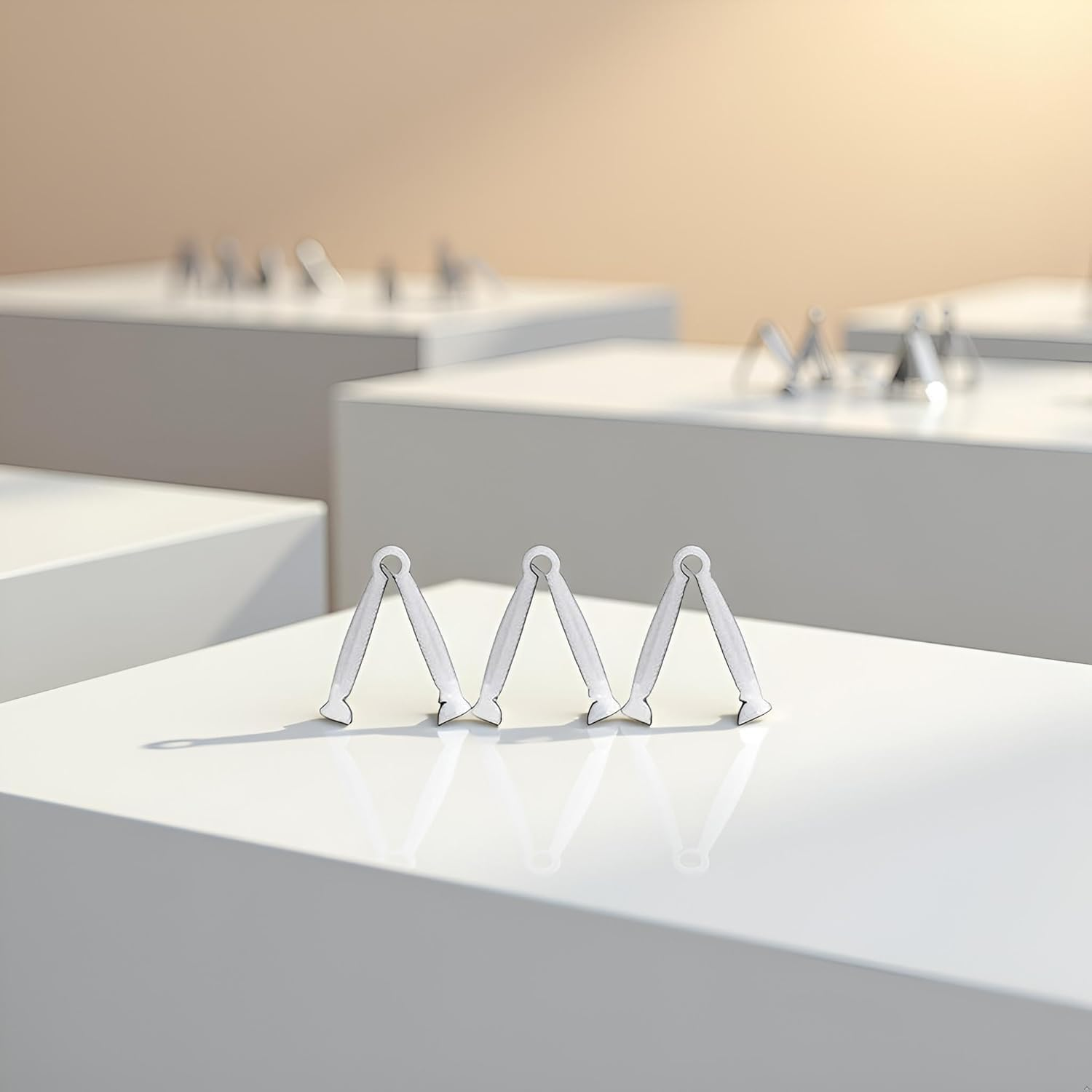 20Pcs Umbilical Clamps Disposable Umbilical Cord Clamps Puppy Small Animal Birth Puppy Clamp Tool Pet Feeding and Watering Supplies image number 4