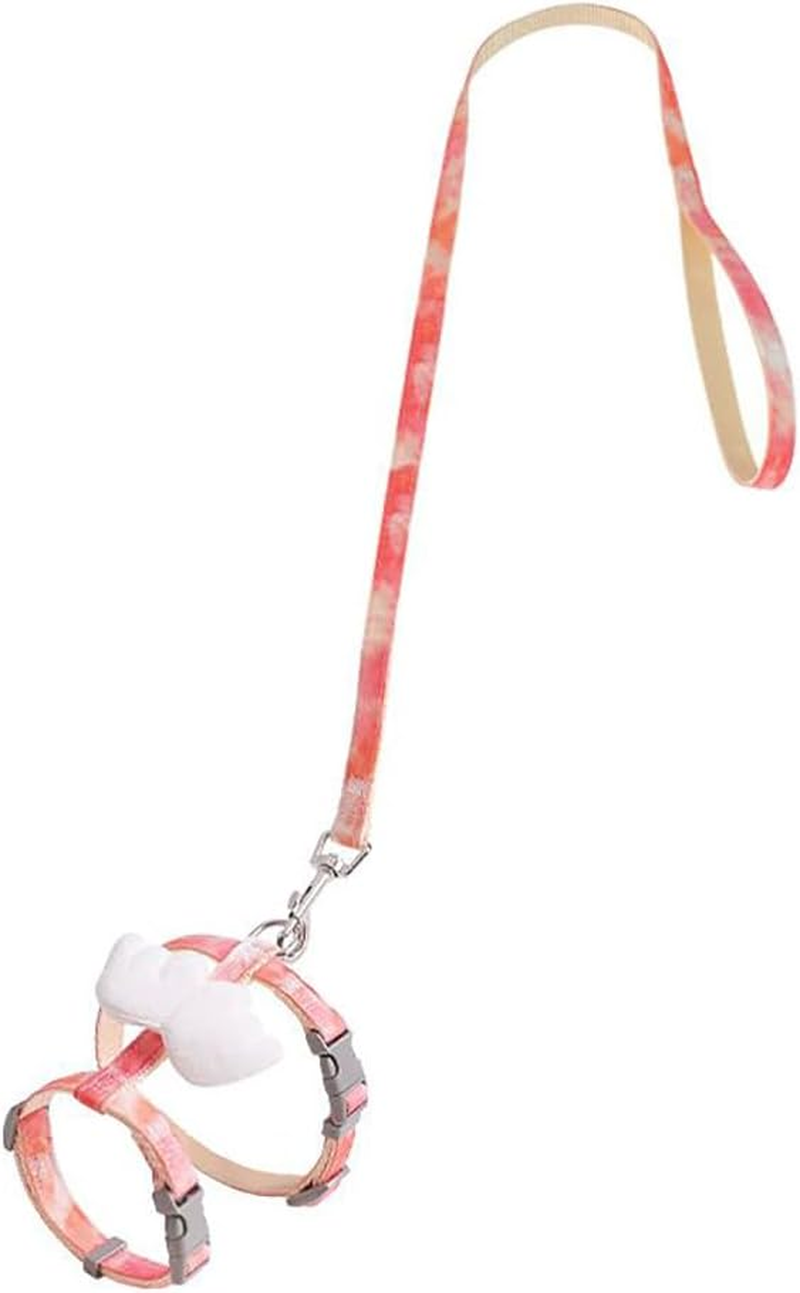 YULOONG Cat Vest+Traction Rope Set for Escape Prevention, Suitable for Outdoor Walks, Soft and Breathable, Adjustable G S