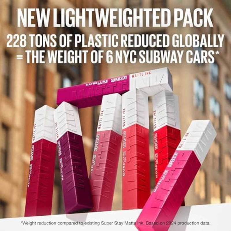 Maybelline Superstay Matte Ink Longlasting Liquid, Nude Lipstick, up to 12 Hour Wear, Non Drying, 65 Seductress image number 3