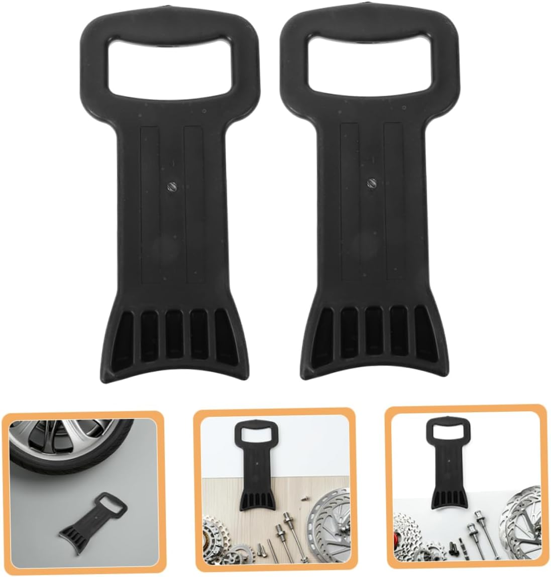 GLEAVI 2Pcs Tire Bead Plate Car Tire Mounting Pad Portable Tyre Changing Device for Automotive image number 4