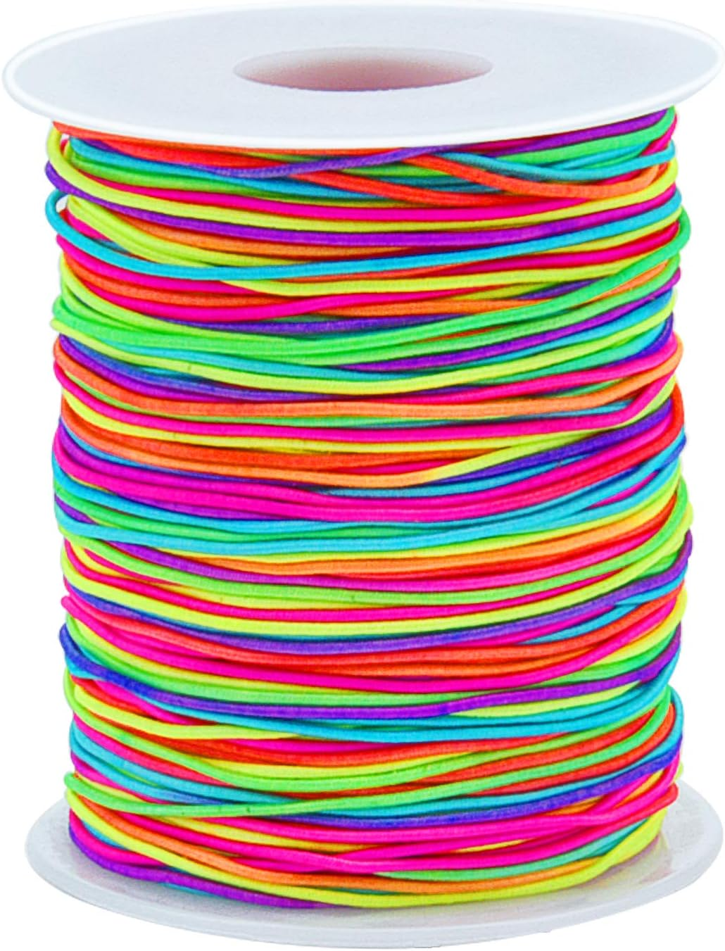 Sunmns 1Mm Elastic Cord Beads Stretch String for Jewelry Bracelet Making, Rainbow 100 M image number 3