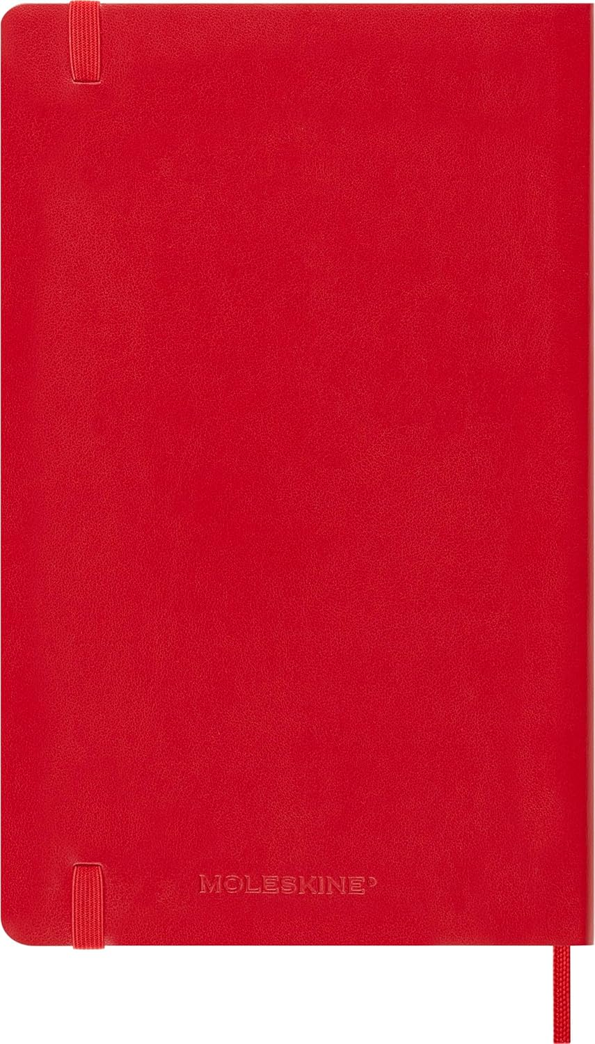 Moleskine - 2026-12 Month Weekly Notebook Soft Cover Diary - Large - Scarlet Red