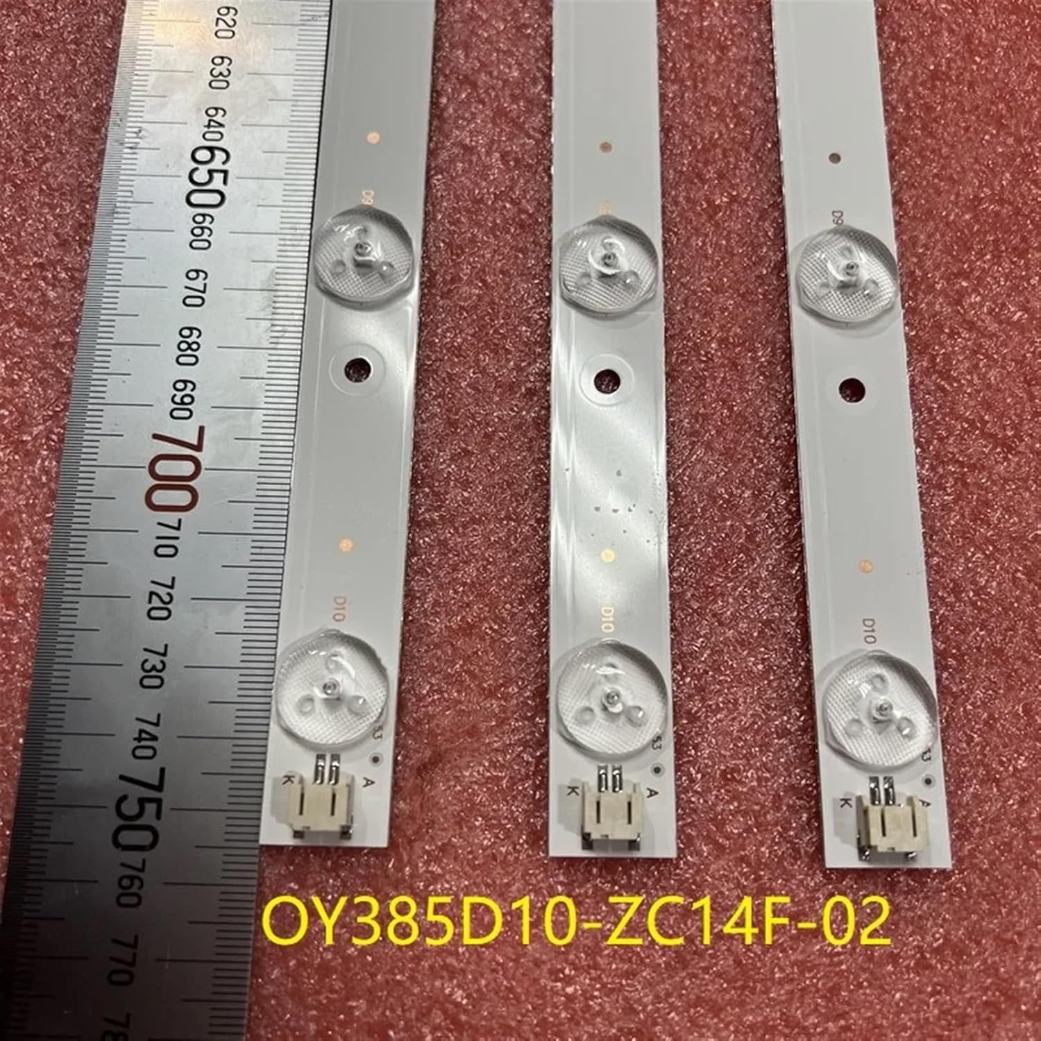 Kit 3Pcs 9LED LED Backlight Bar for TV 40K41D LE39D39 OY385D10-ZC14F-02 532WY390M04 303WY390035 LS390TU7P00 image number 1