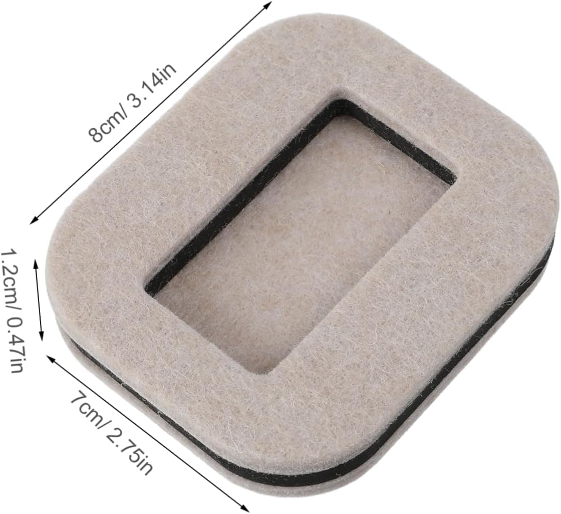 5Pcs Non-Slip Furniture Pads Sticky Caster Cups for Office Chairs Antiskid Wheel Protectors for Hardwood Floors