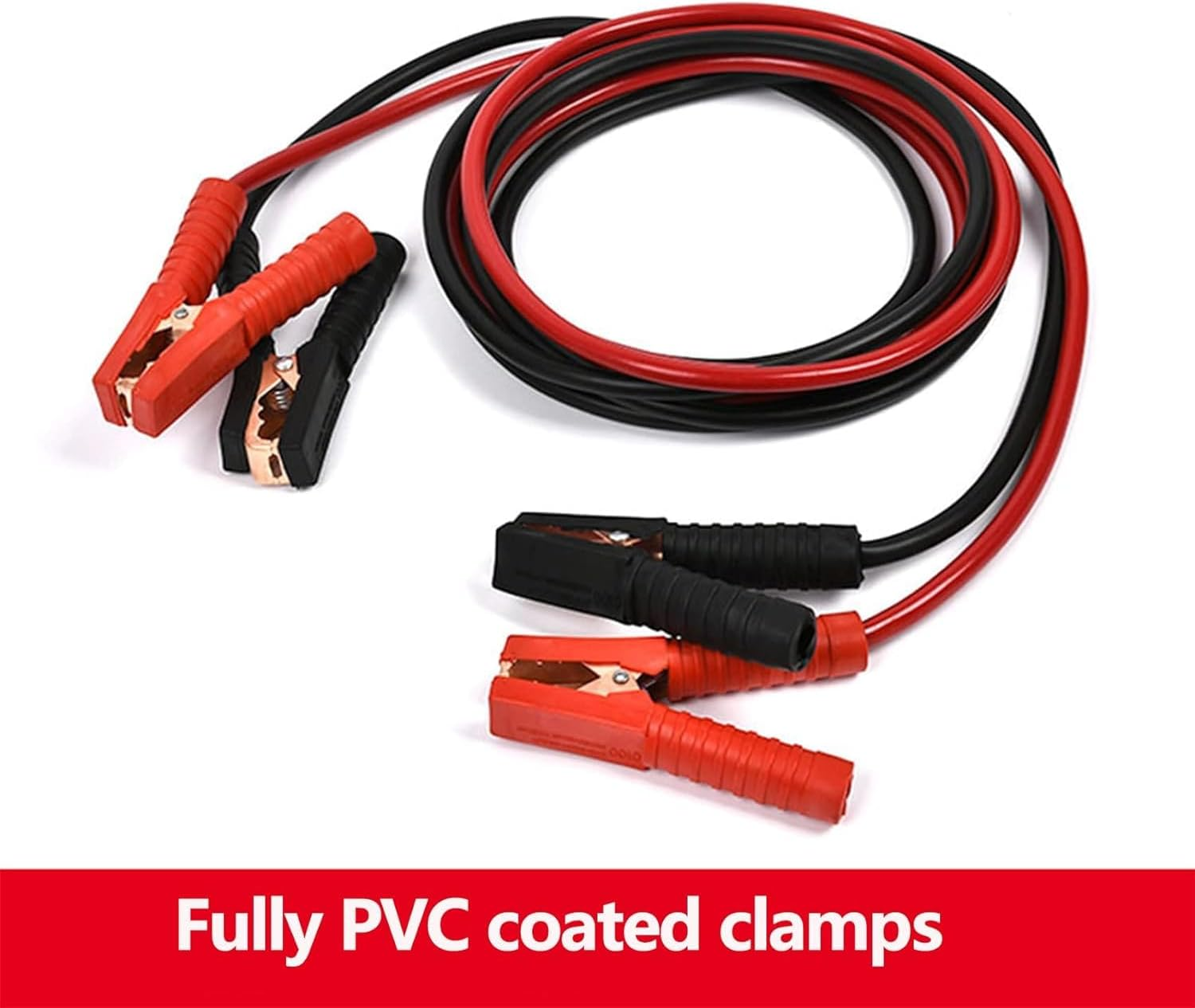 Lesolar 1800AMP Heavy Duty Car Battery Jump Leads, 4M Professional Booster Cables for 12-24V Vehicles, Cars, Vans, Trucks & HGV image number 1