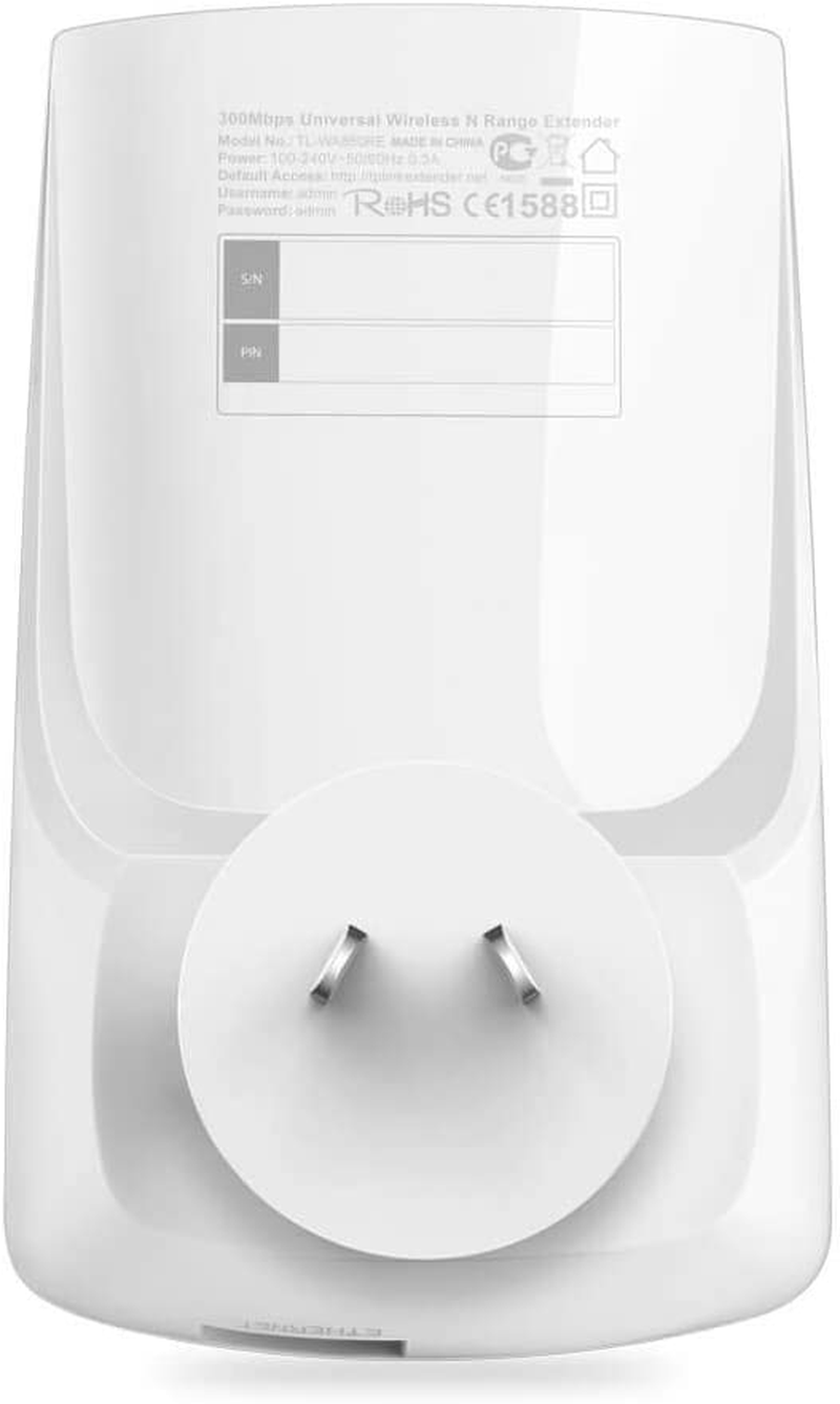 Tp-Link N300 Universal Wi-Fi Range Extender, Wireless Network, Miniature-Size & Wall-Mounted Design, Tether App Control, LED Control, Easy Setup & Use, Works with Any Wifi Router (TL-WA850RE) image number 1