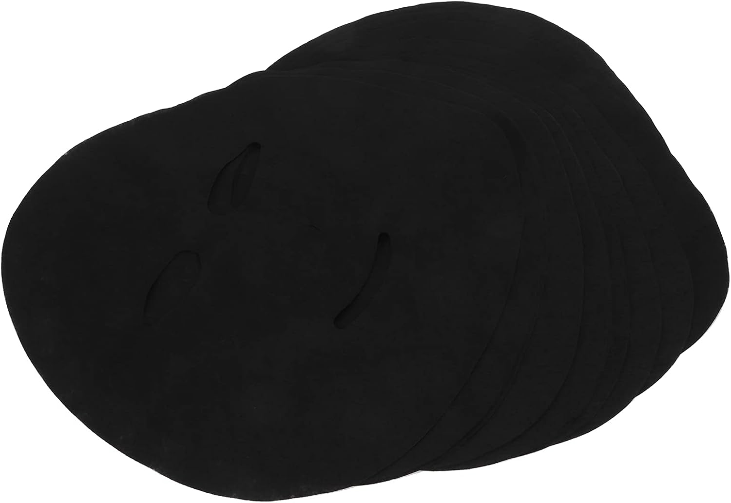 Bamboo Charcoal Facial Mask Paper Super Absorbent for Deep Pore Cleansing 100Pcs image number 2