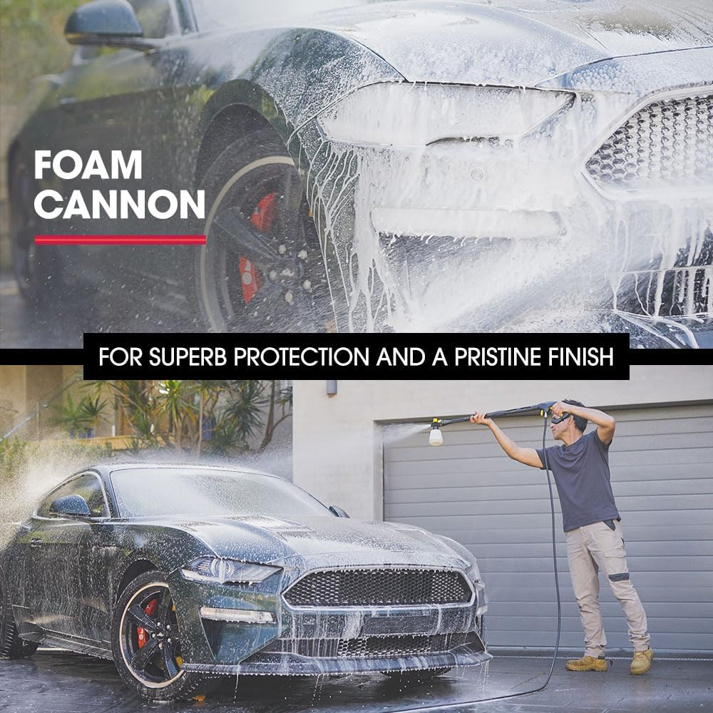 Jet-Usa RX530 Electric High Pressure Washer 3 Nozzles, Brush Head, Detergent Bottle image number 2