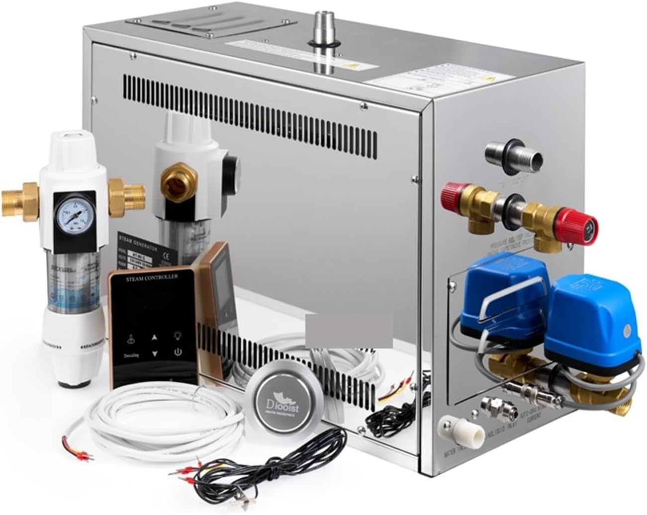 Sauna Steamer, Luxury 6KW Spa Shower Steamer Sauna Steam Bath Generator,Sauna Automatic Draining Steam Bath image number 2