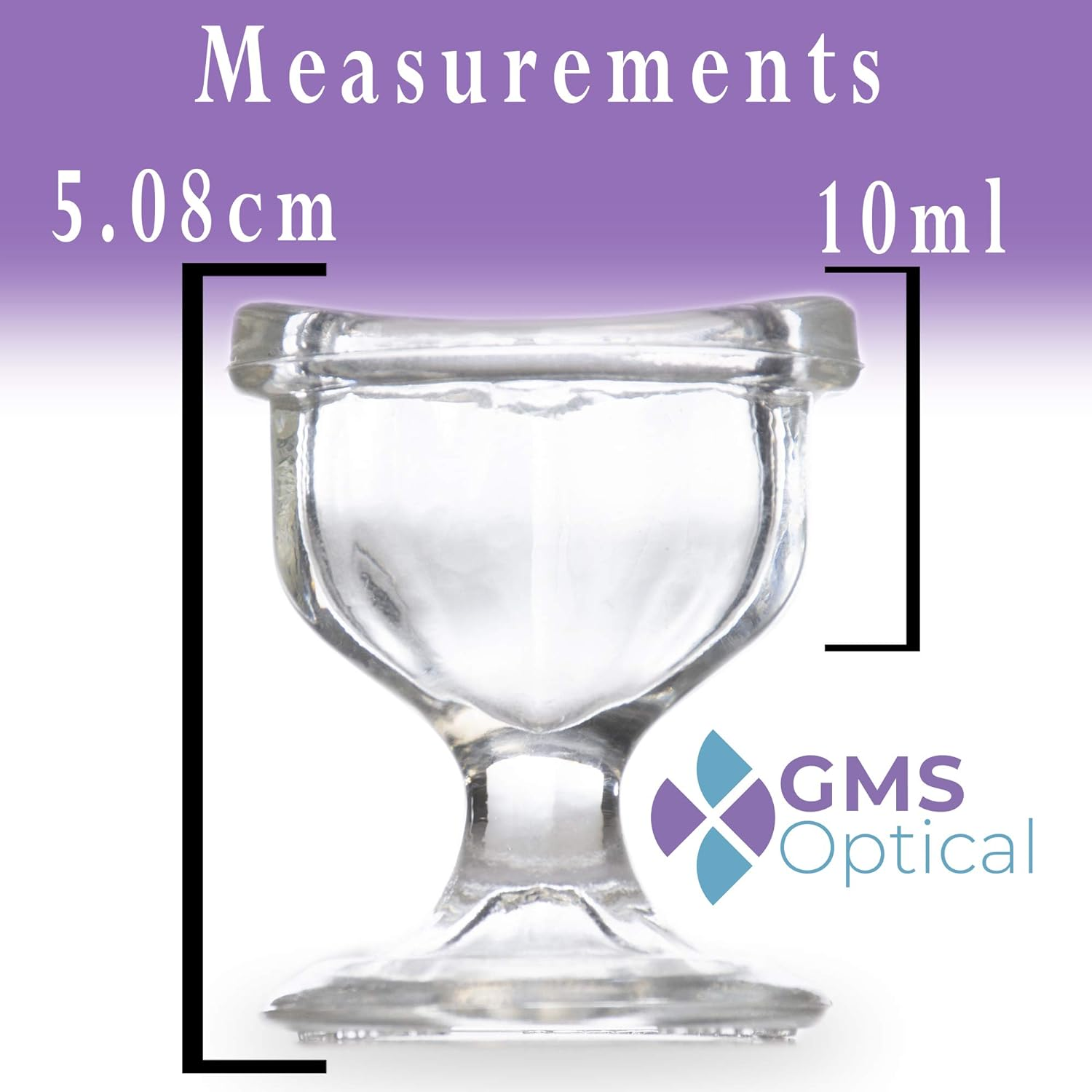 GMS Optical Glass Eye Wash Cup image number 3