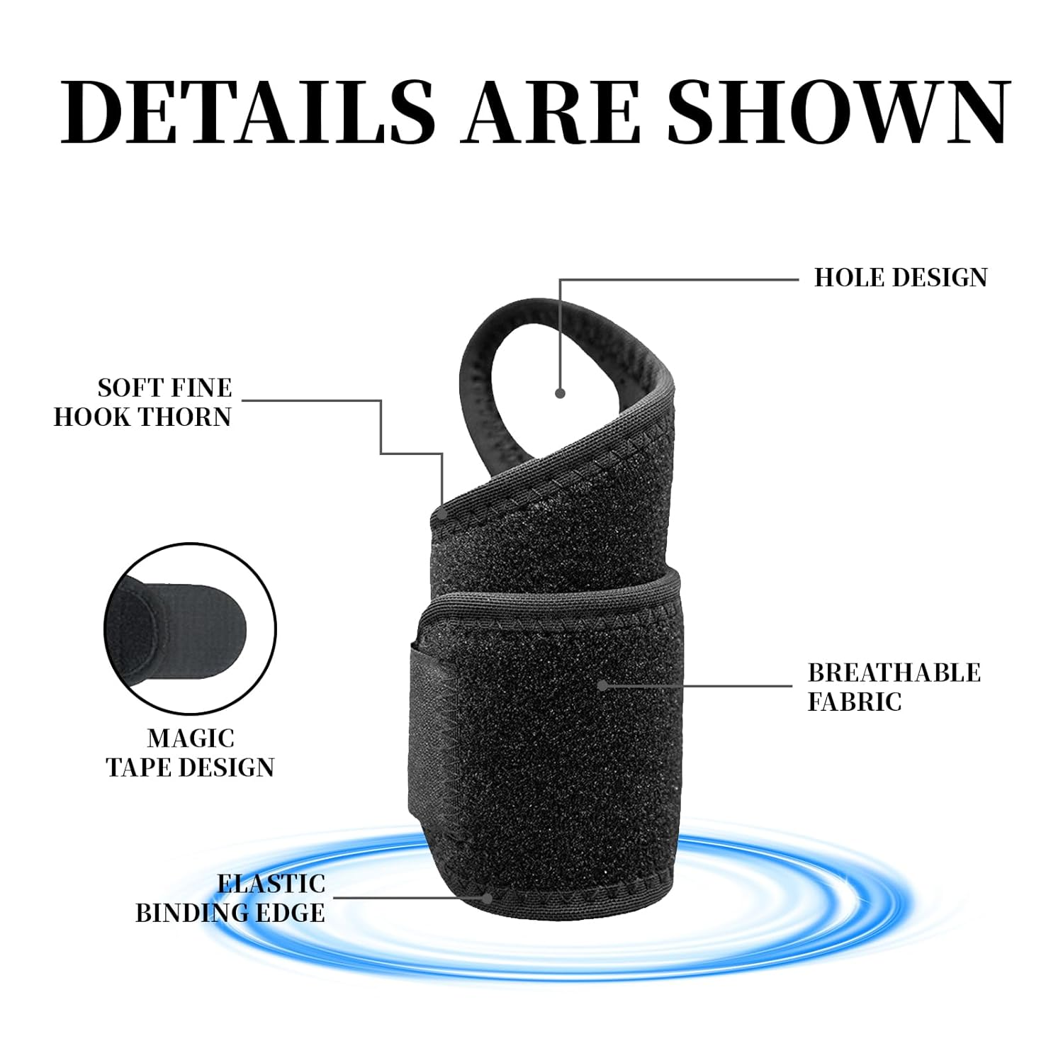 Doctor Developed Premium Copper Lined Wrist Support Brace for Wrist Injuries, Arthritis Relief, Sprains and Daily Comfort -Adjustable Hand Support for Left and Right Hands image number 5