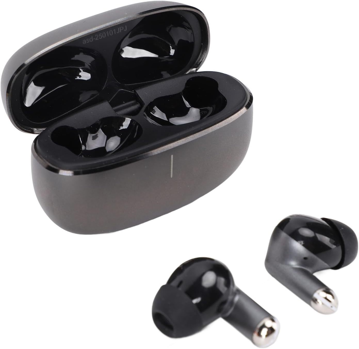 Jectse Noise Canceling Translator Earbuds 5.4 Technology for Clear Sound Output Multilingual Friends Plastic Material (Black) image number 2