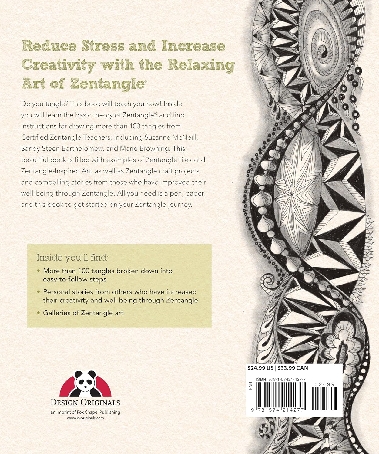 Joy of Zentangle: Drawing Your Way to Increased Creativity, Focus, and Well-Being image number 1