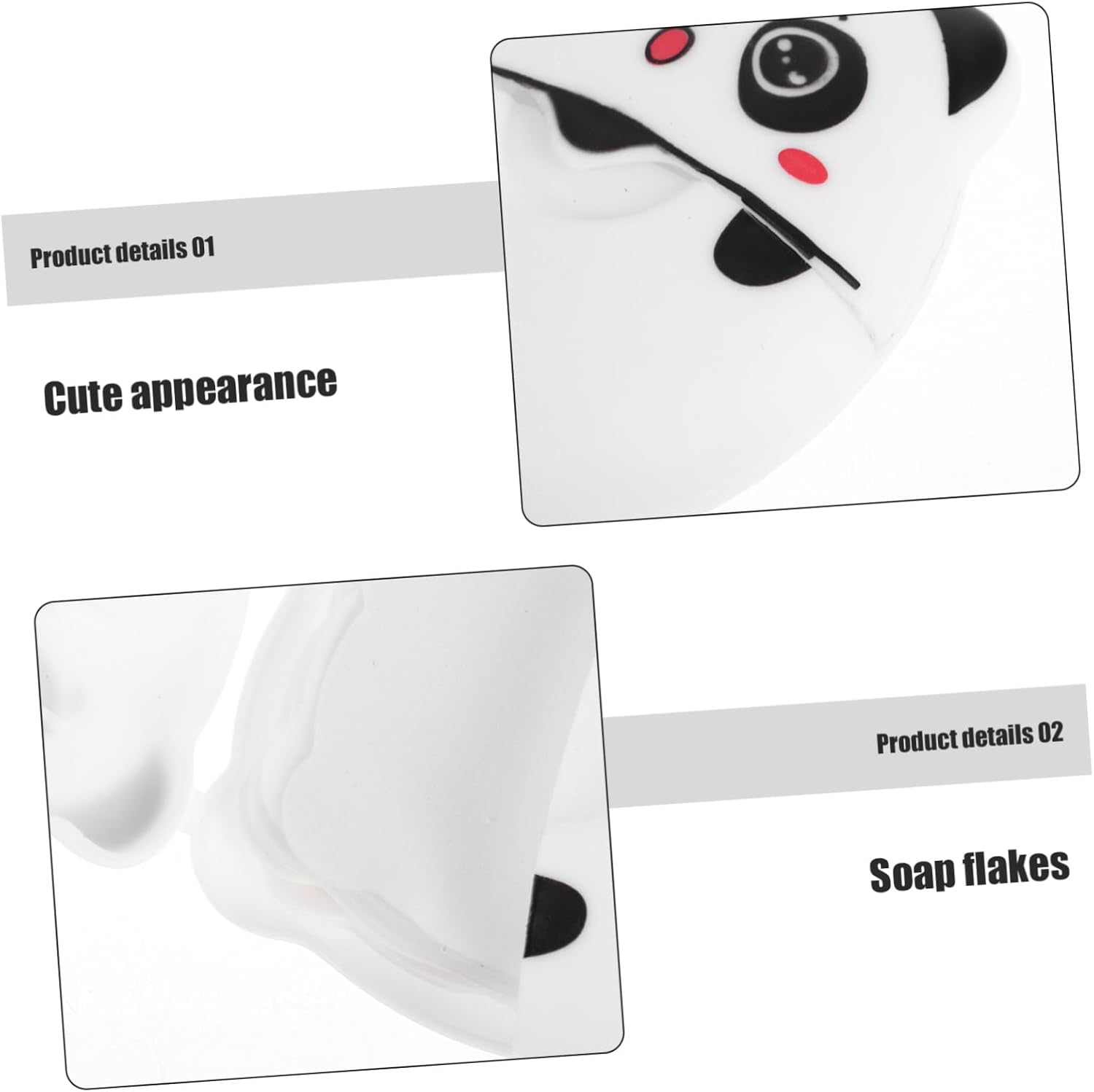 SUPVOX Mini Travel Toiletries Portable Hand Soap Sheets Disposable Soap Paper for Camping Hiking Outdoor Activities Panda Design image number 6