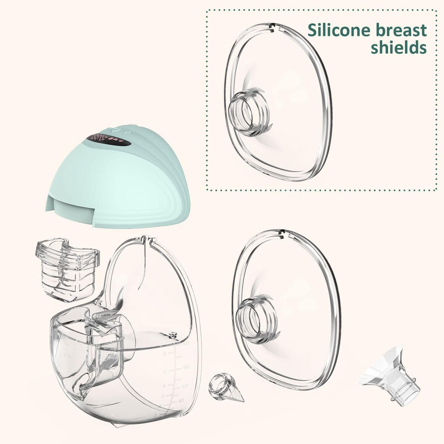 Lexziuo 12Pcs Duckbill Valves Silicone Diaphragm Replacement Parts for Breast Pump S32 Model Breastfeeding Pump Accessories image number 1