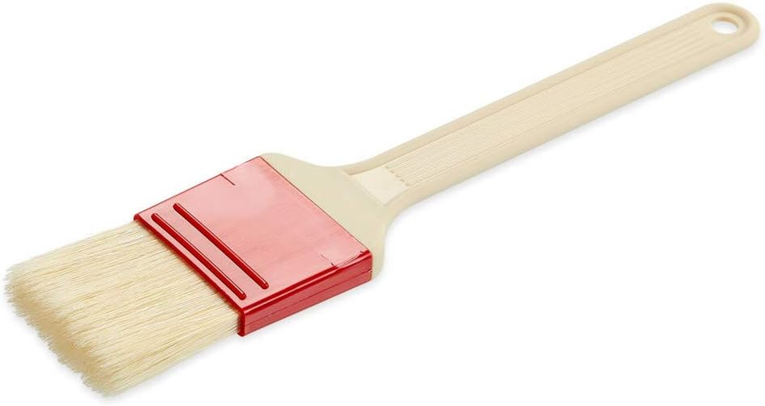 Brush with Blue Polyester Bristles. Width 7.5 Cm. Bristle Length: Approx. 4 Cm. Natural Bristles. Handle: PA Plastic Reinforced with Fibreglass, Natural Bristles, Breite 10 Cm