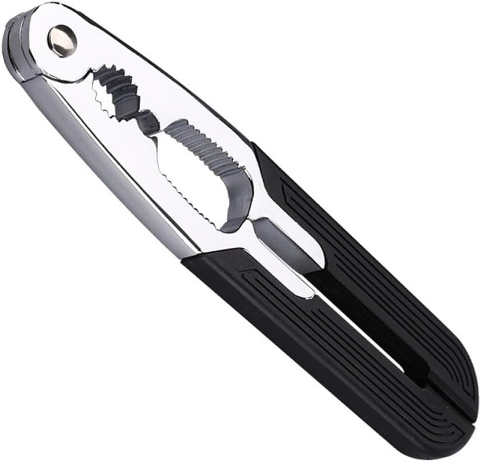 HINTRMENT Stainless Steel Nut Opener with Anti-Slip Handle Household Nut Sheller for Walnuts Pecans Macadamia Chestnuts Lightweight Kitchen Gadget and Peeling image number 3