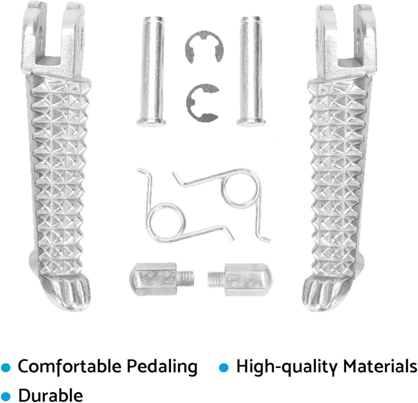 MAX COOL Front Foot Pegs Pedals Suitable for Yamaha YZF R25 R3 MT07 MT09 MT10 MT03 FZ09 FJ09 FZ10 image number 5
