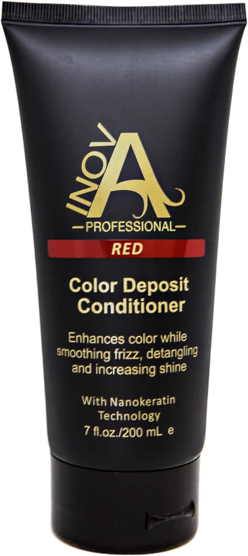 Inova Professional Color Deposit Shampoo Sulfate-Free - Red by Inova Professional for Unisex - 11 Oz Shampoo image number 5