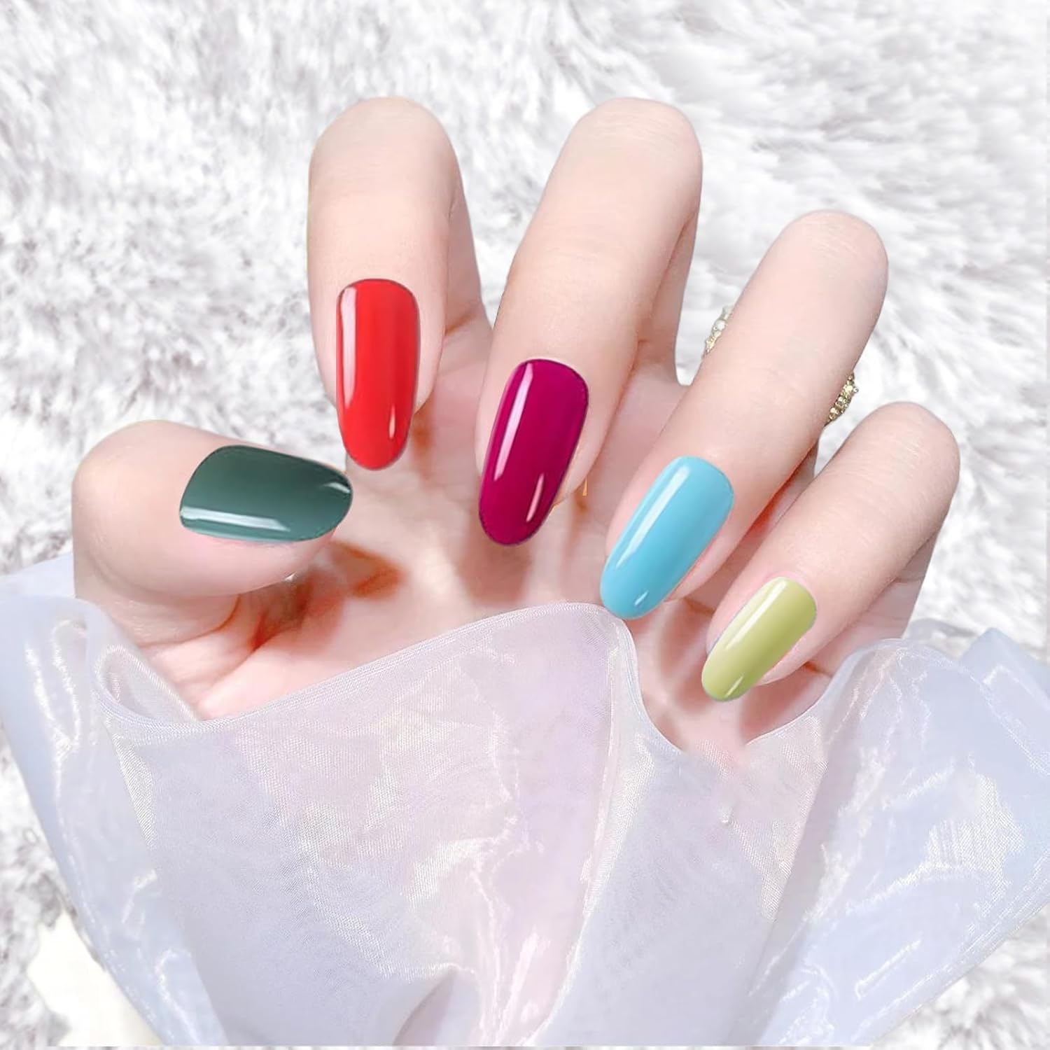 6Pcs Nail Polish Pen Set, 5 Ml Nail Varnish Pen, French Manicure Nailgel Polish Pencil, Quick Dry Naiil Arts P-En, Soak off UV Nailpolish Tool, Manicure Pedicure DI.Y Nailgel Pencil for Women, Girls - 01 image number 4