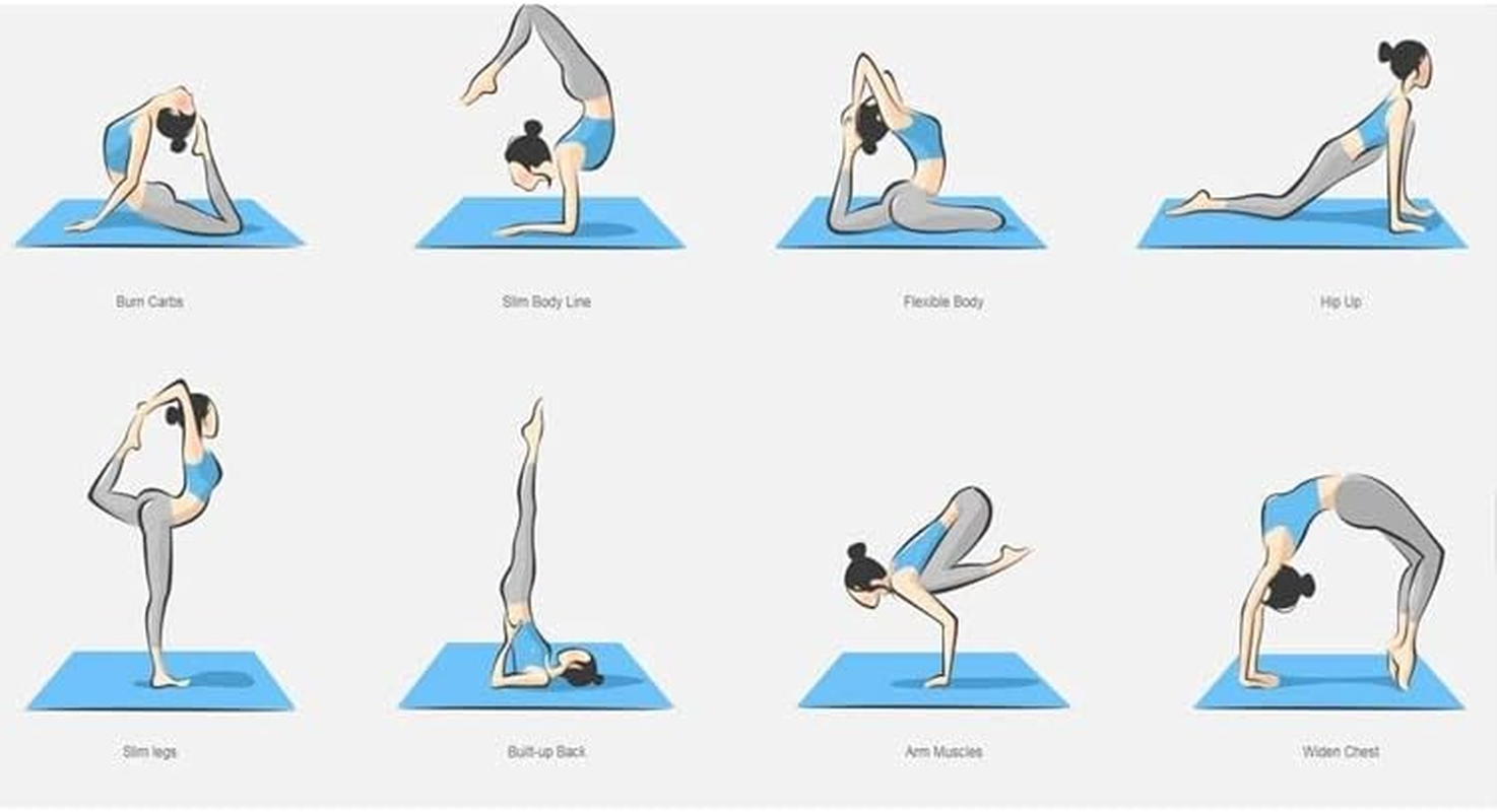 Yunmai Lightweight and Odorless Yoga Mat, 60 Cm Width, Grey