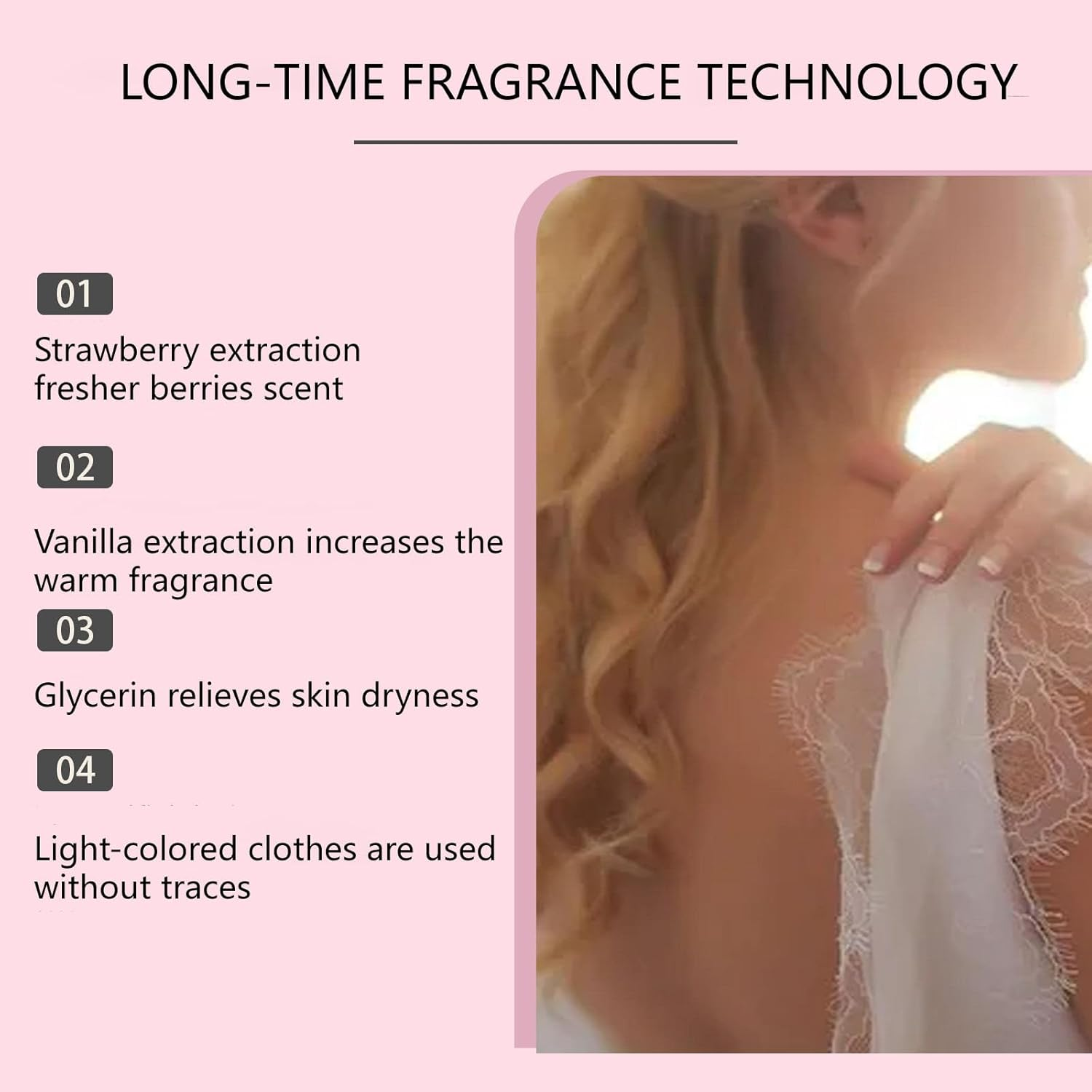 Parfum Spray, Delicate Female Perfumes, Romantic & Arabian Perfume for Women, Vanilla & Fruity Scent, Strawberry Vitality Fragrance, Long-Time Fragrance, for All Occasions (2Pcs)