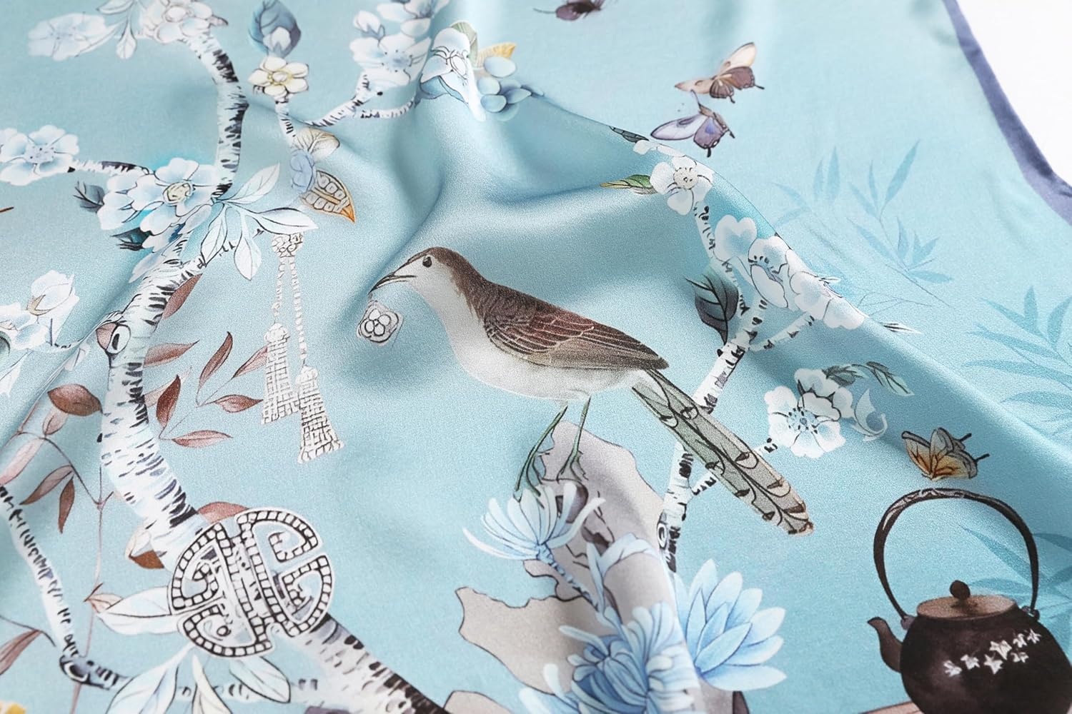 Cotton Scarf Shawl Wrap Soft Lightweight Scarves and Wraps for Men and Women image number 5