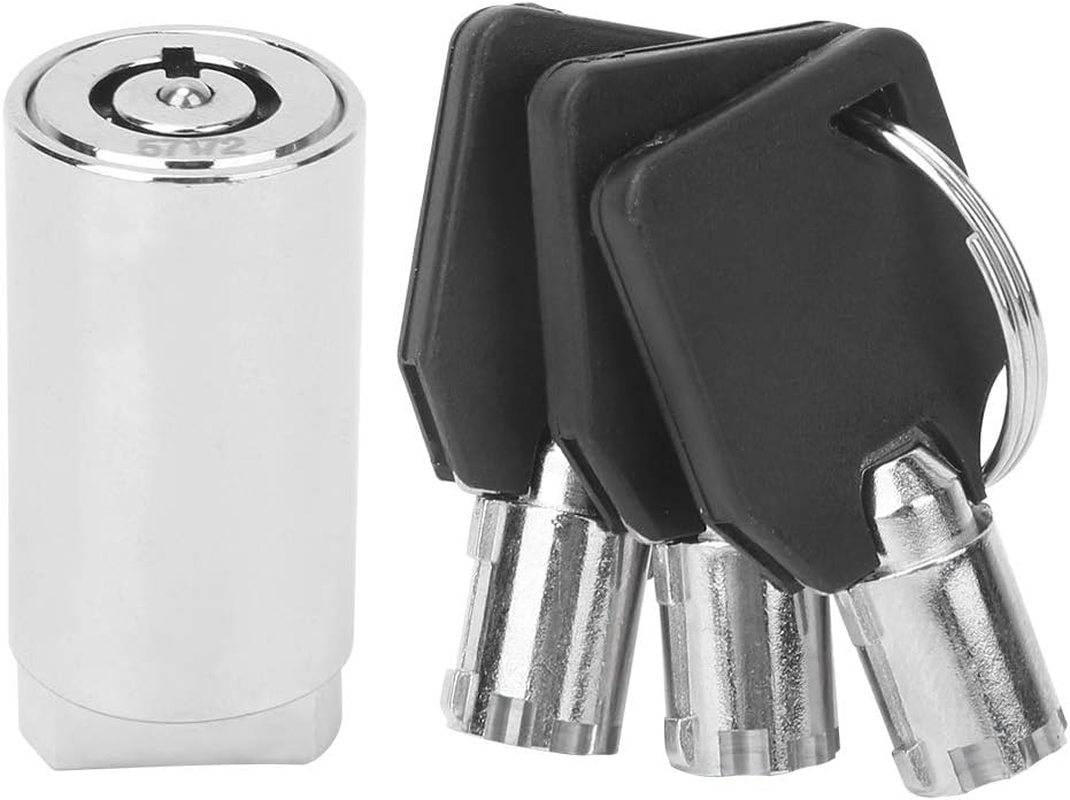 Single Opening Key Zinc Alloy Color Vending Machine Lock Cylinder, Vending Machine Lock and Key for Automatic Selling Machines