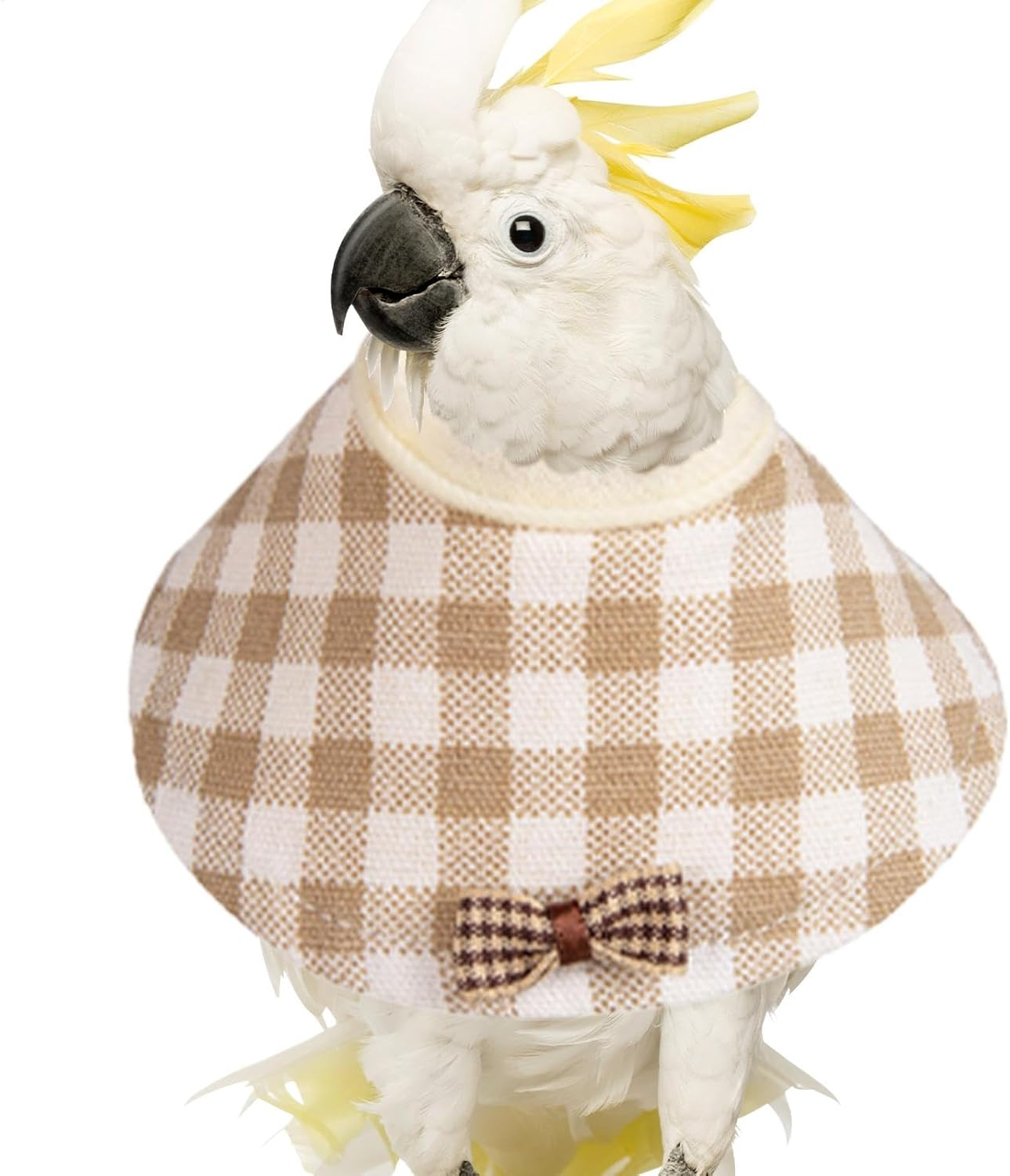 Rissunkv Pet Parrot Anti-Bite Collar, Comfortable Parrot Recovery Collar, Pet Bird Supplies Neck Cover for Cockatiels, Conures, Lovebirds or Parakeets