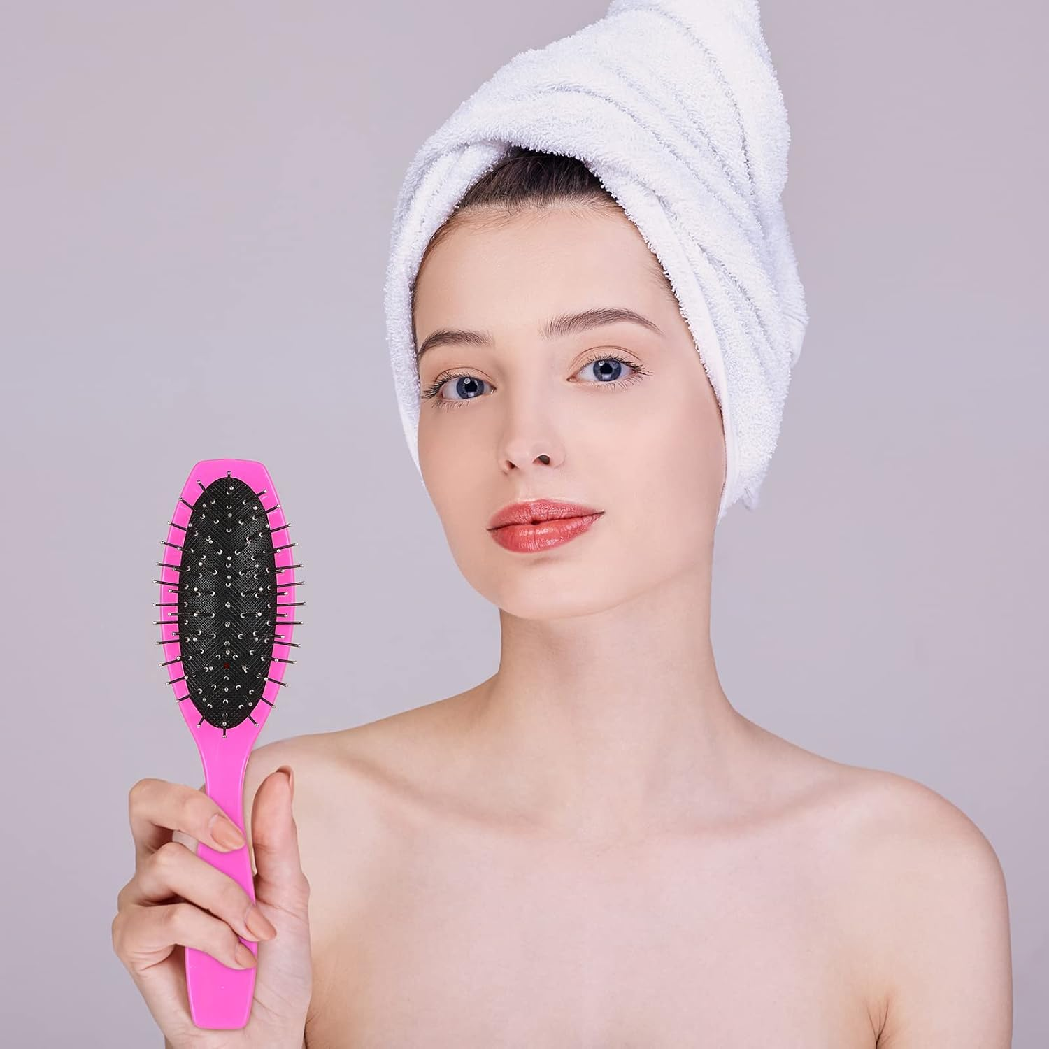 2 Pcs Wig Hair Brush Set - Stainless Steel Wire Brush for Synthetic Wigs, Hair Extensions for Women and Girls image number 5