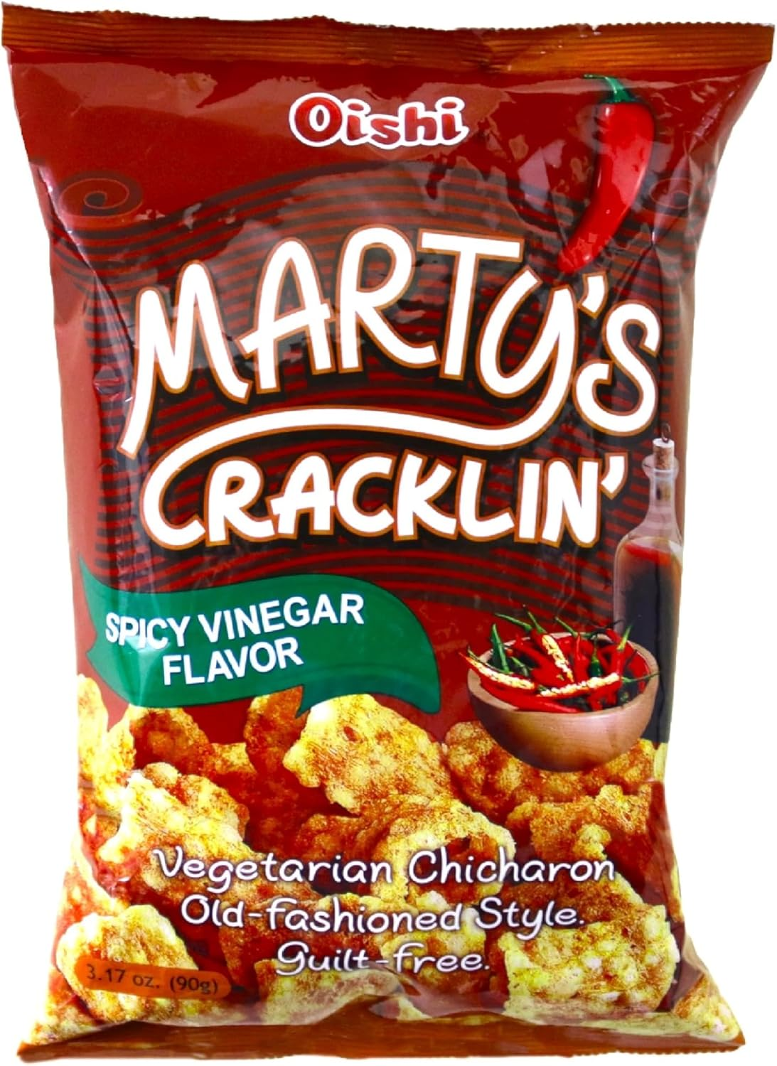 Oishi Marty'S Spicy Vinegar Cracklin 90G