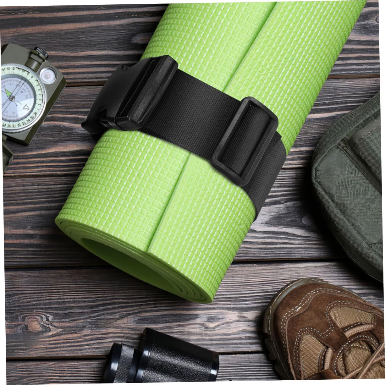 GRIRIW 4Pcs Nylon Buckle Strap Adjustable Luggage Straps for Suitcases Travel Backpack Outdoor Gear Fixing Luggage Belts image number 3