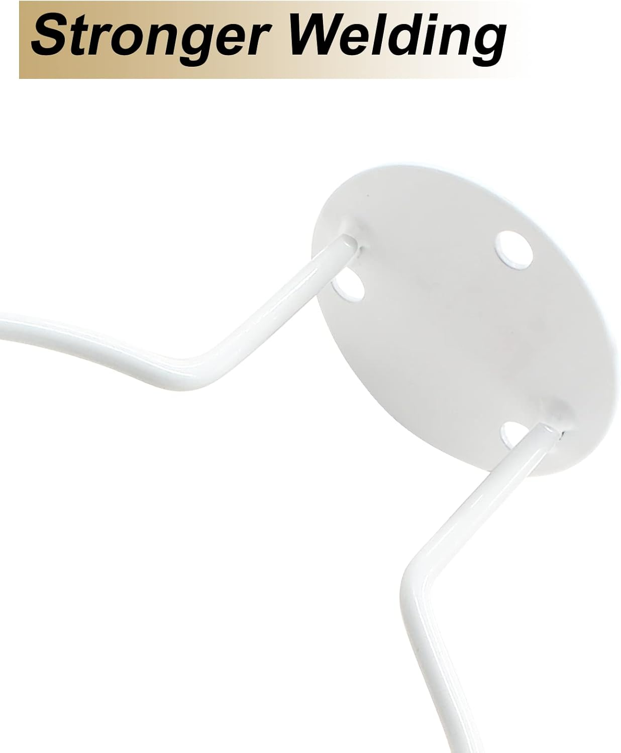 Wall Mounted Sports Ball Holder - White image number 1