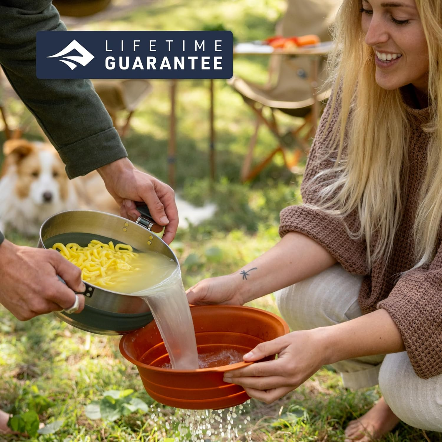 Sea to Summit Detour Stainless Steel 5-Pieces Cook Set, Laurel Wreath/Moonstruck, 3 Litre Capacity image number 1