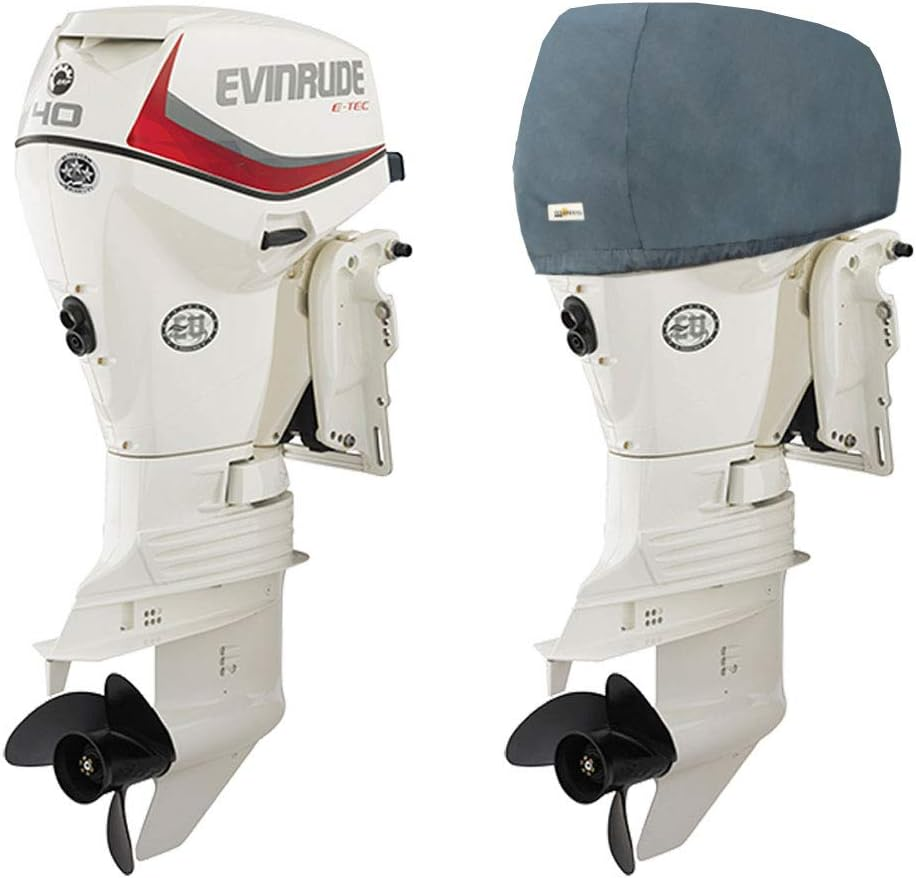 Oceansouth Outboard Motor Half Cover for Evinrude (EVINRUDE E-TEC 2 CYL 40HP 50HP 60HP Storage Cover (2003>), Outboard Motor Half Cover for Evinrude) image number 2