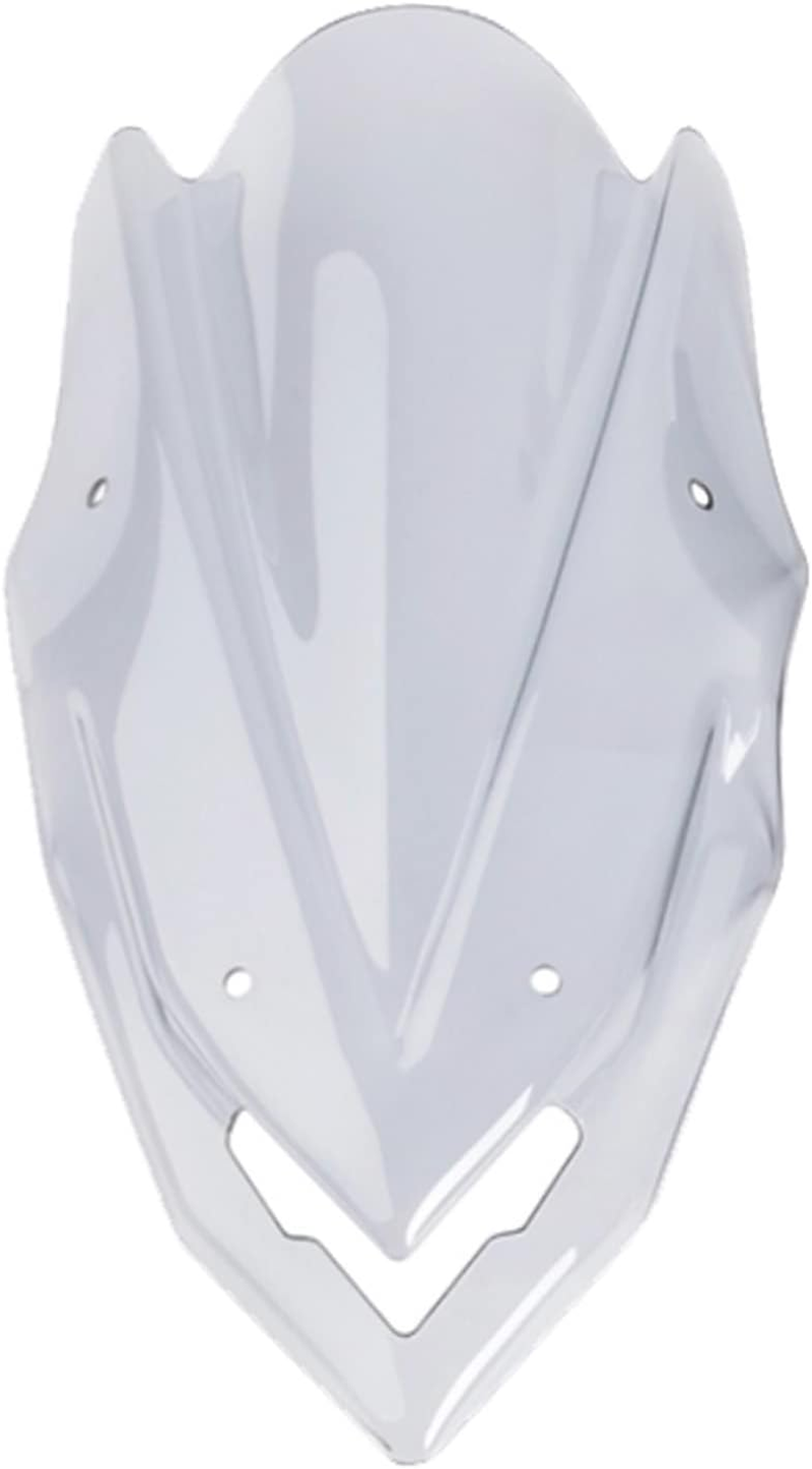 KANGYEBAIHUODIAN Fit for Kawasaki Z900 Z 900 2017 2018 2019 Motorcycle Accessories Sports Windscreen Windshield Viser Visor Wind Deflectors New (Color : Light Smoke) image number 3