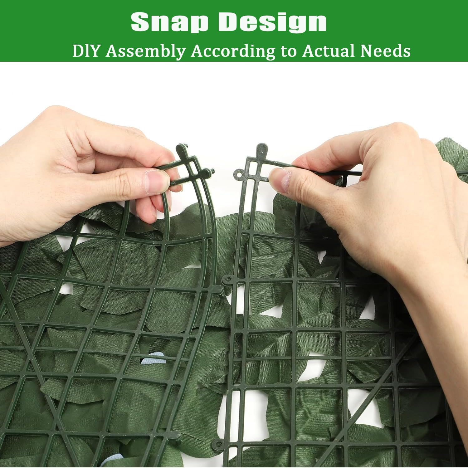 Lxcshljx Artificial Ivy Privacy Fence Screen, 118X40 in Artificial Hedges Fence, Faux Ivy Vine Leaf Greenery Wall Screen, Trellis Fence Leaves Covering Panels for Outdoor Porch Garden Patio Decoration