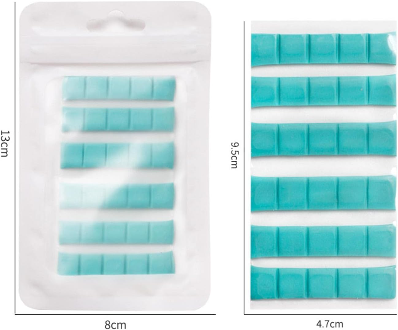 Perfk Nail Art Clay for DIY Projects at Home, Office, and Salon, White