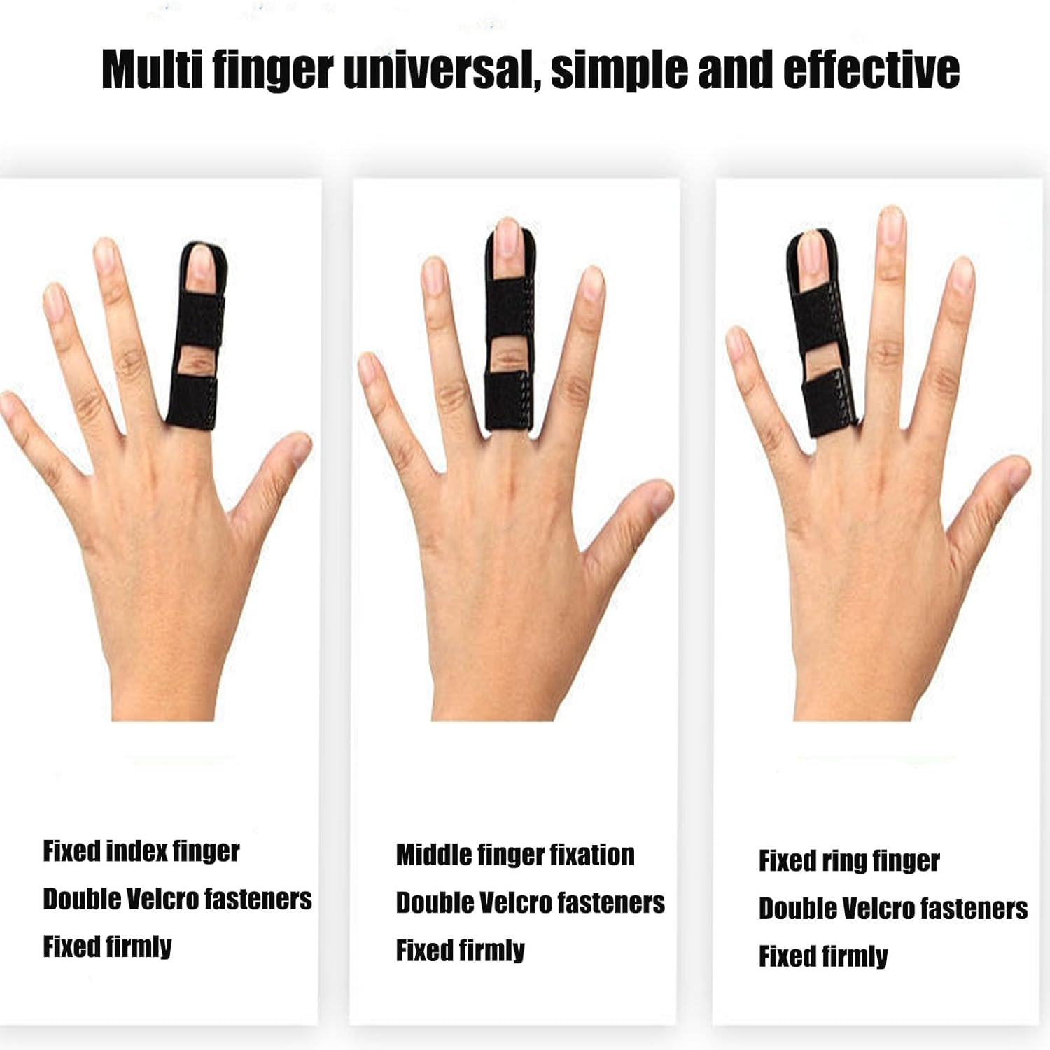 XUTONG 4Pcs Finger Splints,Finger Support Brace Finger Stabilizer for Straightening Arthritis Fingers Broken and Strained Arthritis